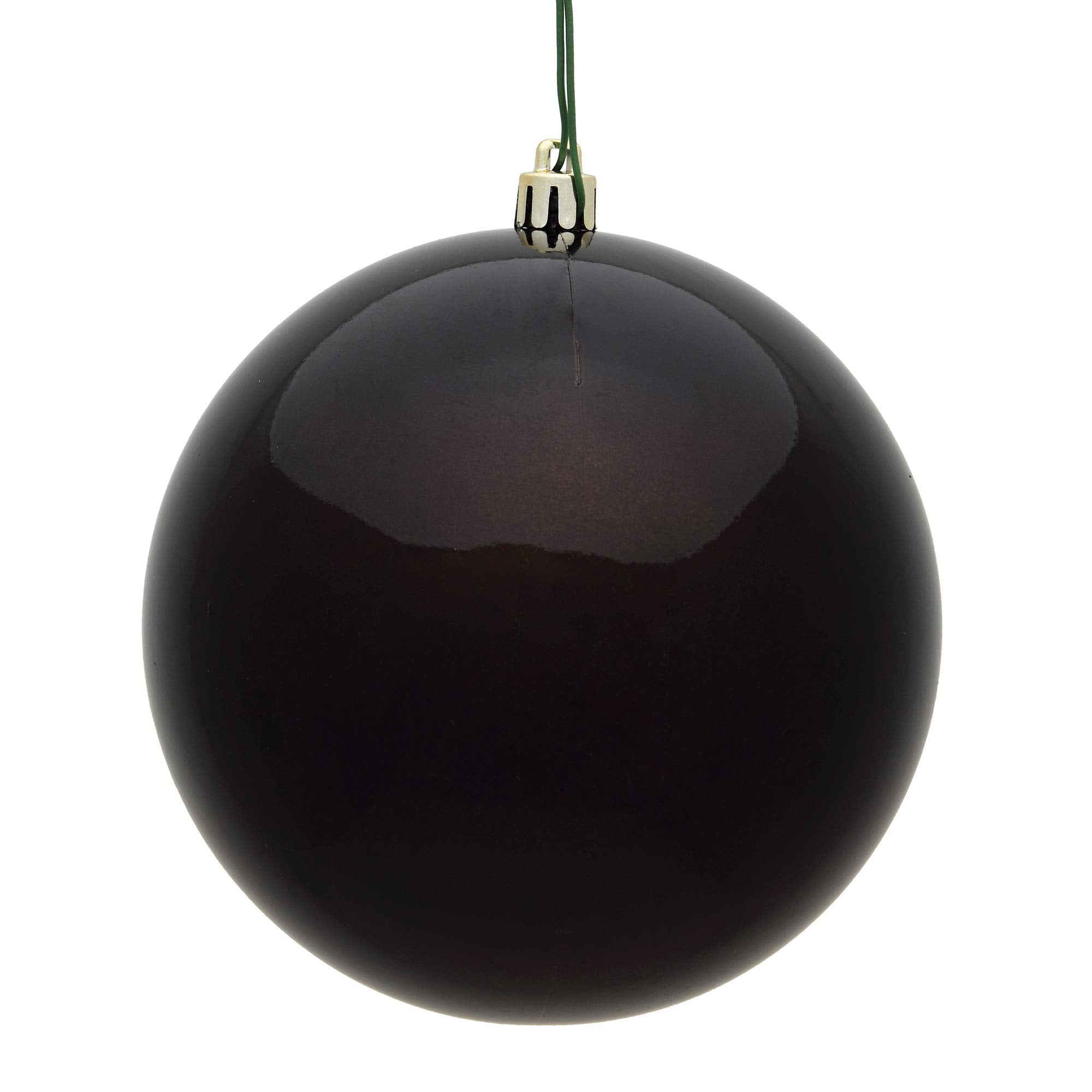 Casafoyer  12″ Chocolate Candy Ball UV Drilled Cap - N593075DCV - (Pack Of 2)