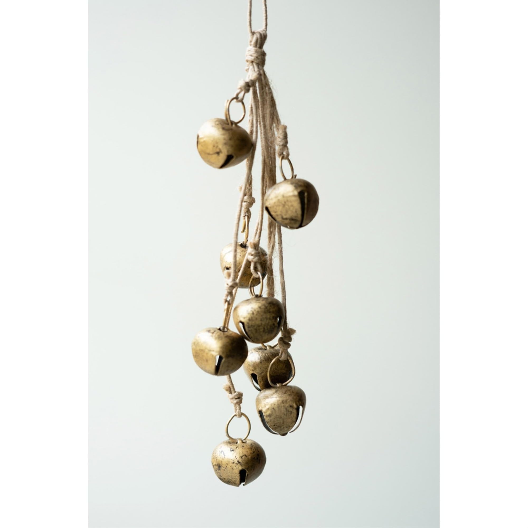 Jingle Bell Bunch On A Jute Rope