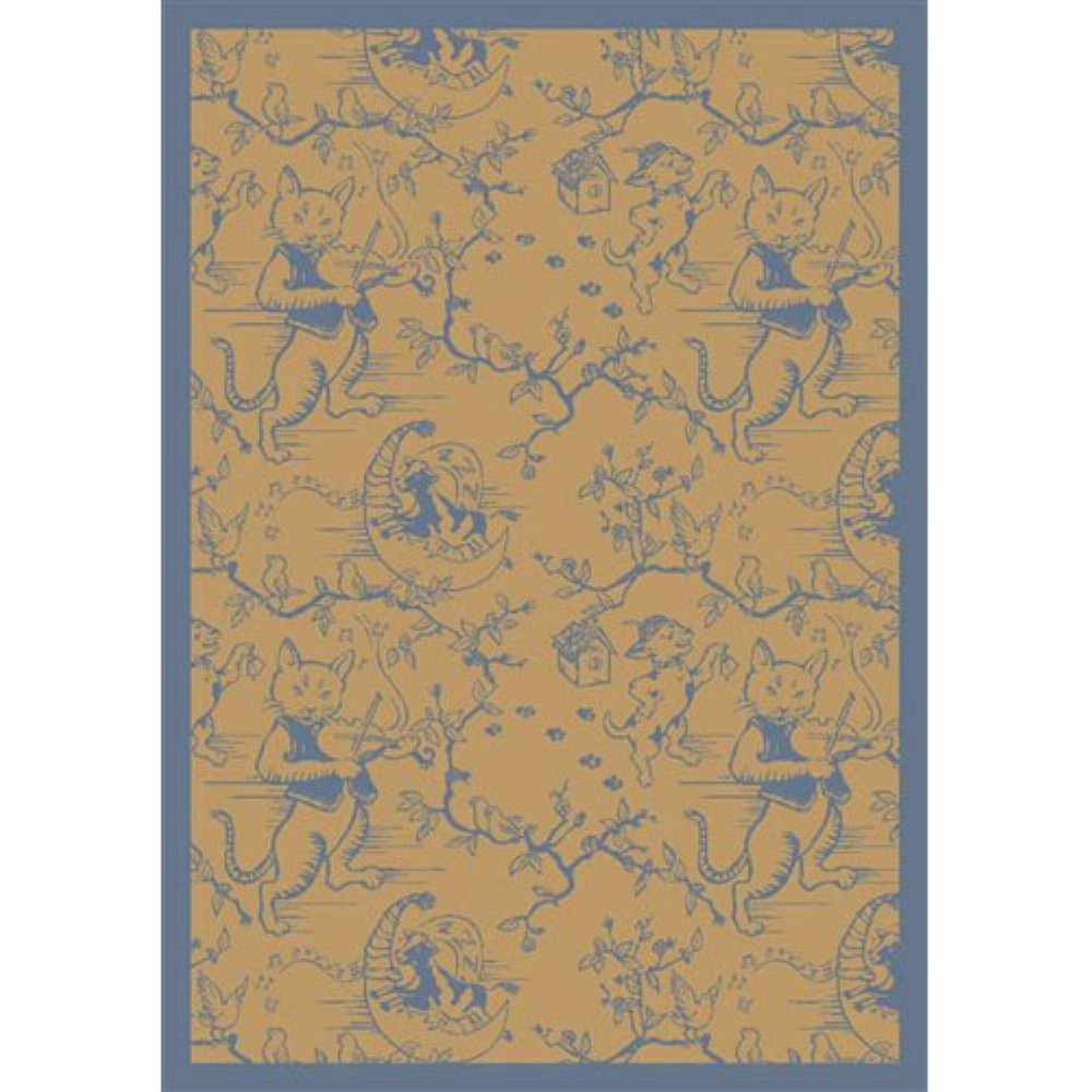 Joy Carpets Kaleidoscope Fancy Fiddler 310 x 54??Indoor Area Rug in Color Gold