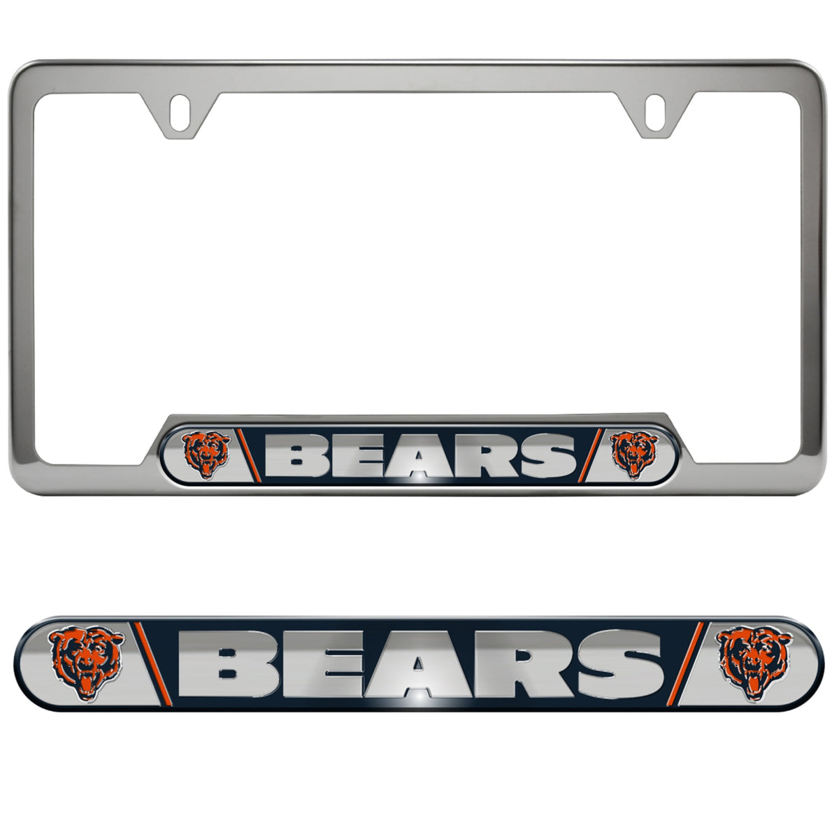 Fanmats, Nfl - Chicago Bears Embossed License Plate Frame