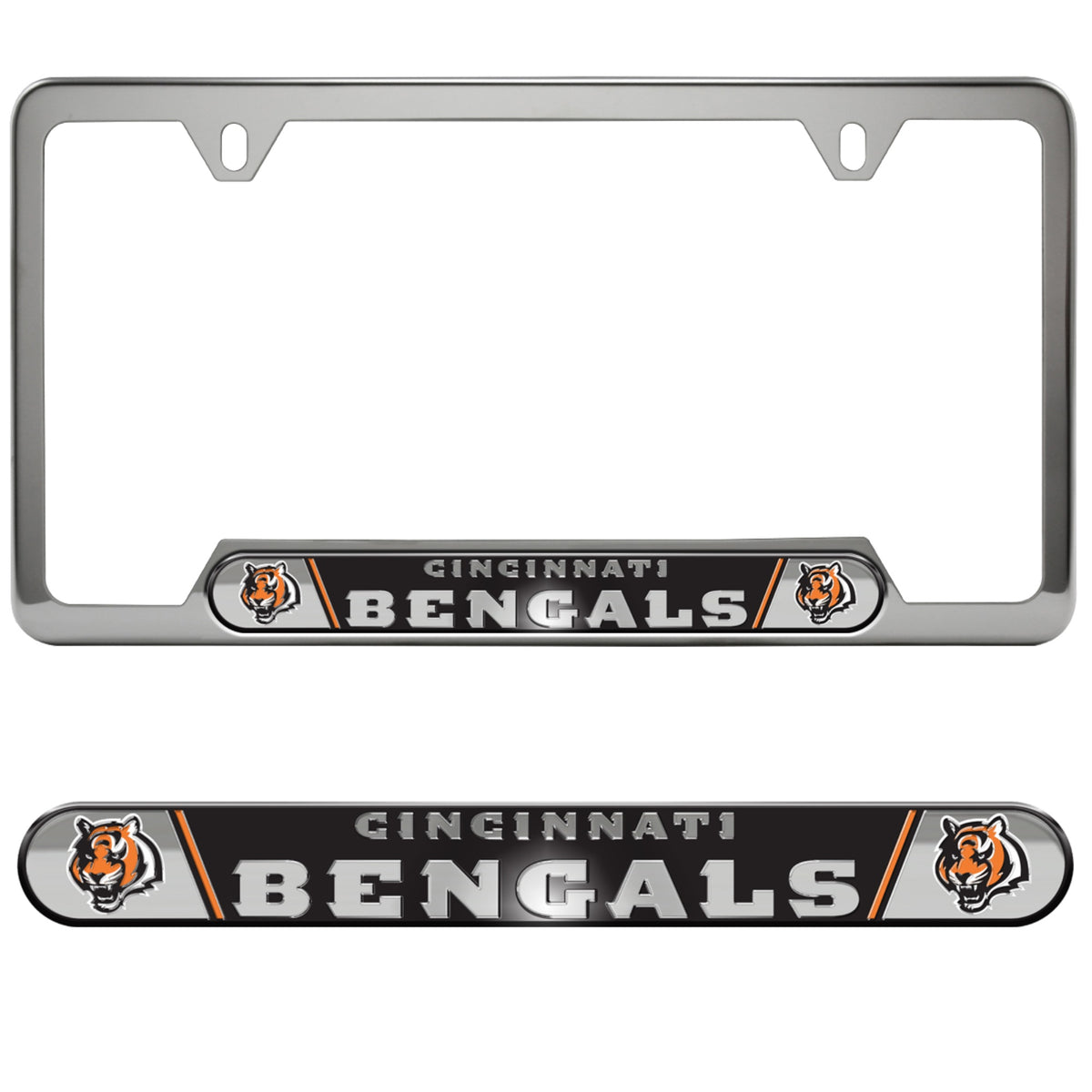 Fanmats, Nfl - Cincinnati Bengals Embossed License Plate Frame