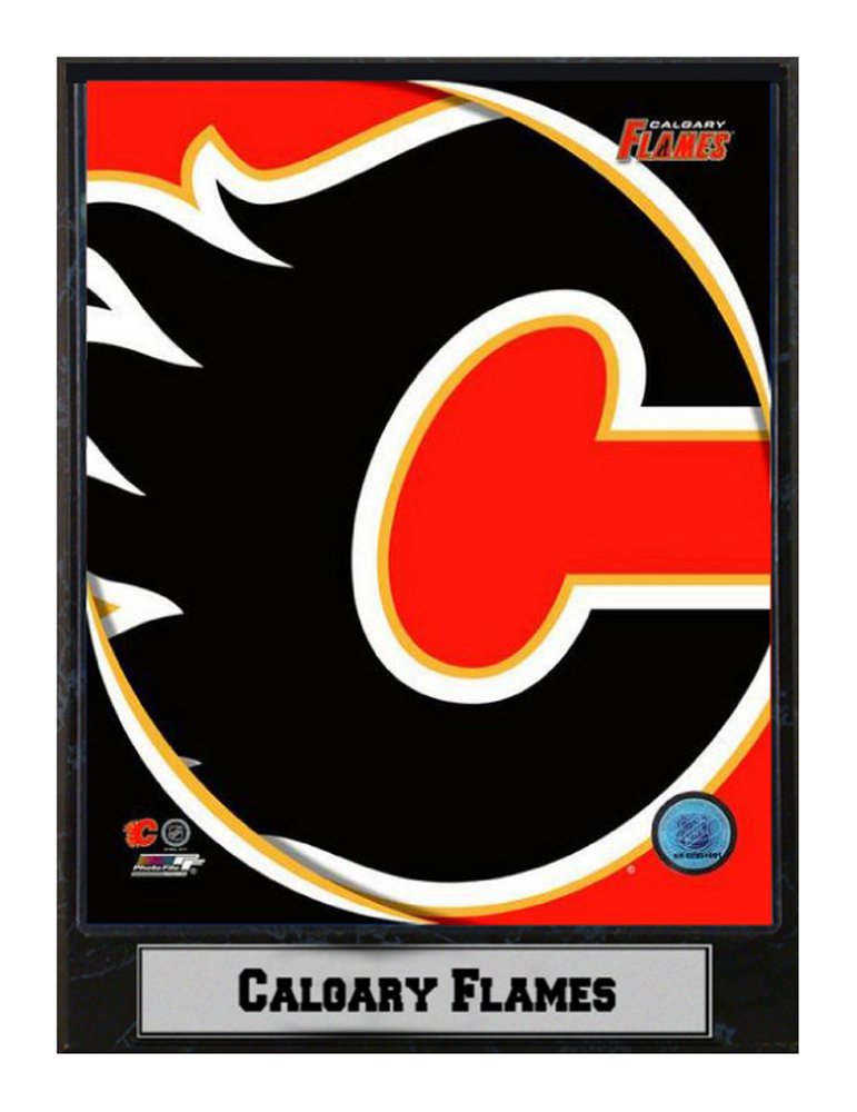 9X12 Logo Plaque - Calgary Flames