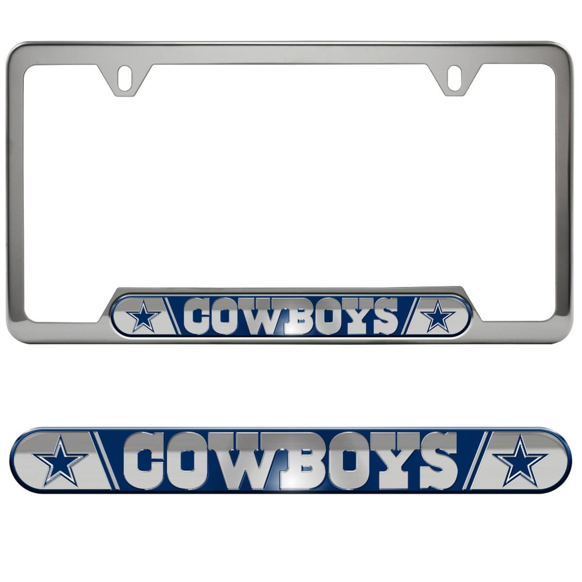 Fanmats, Nfl - Dallas Cowboys Embossed License Plate Frame