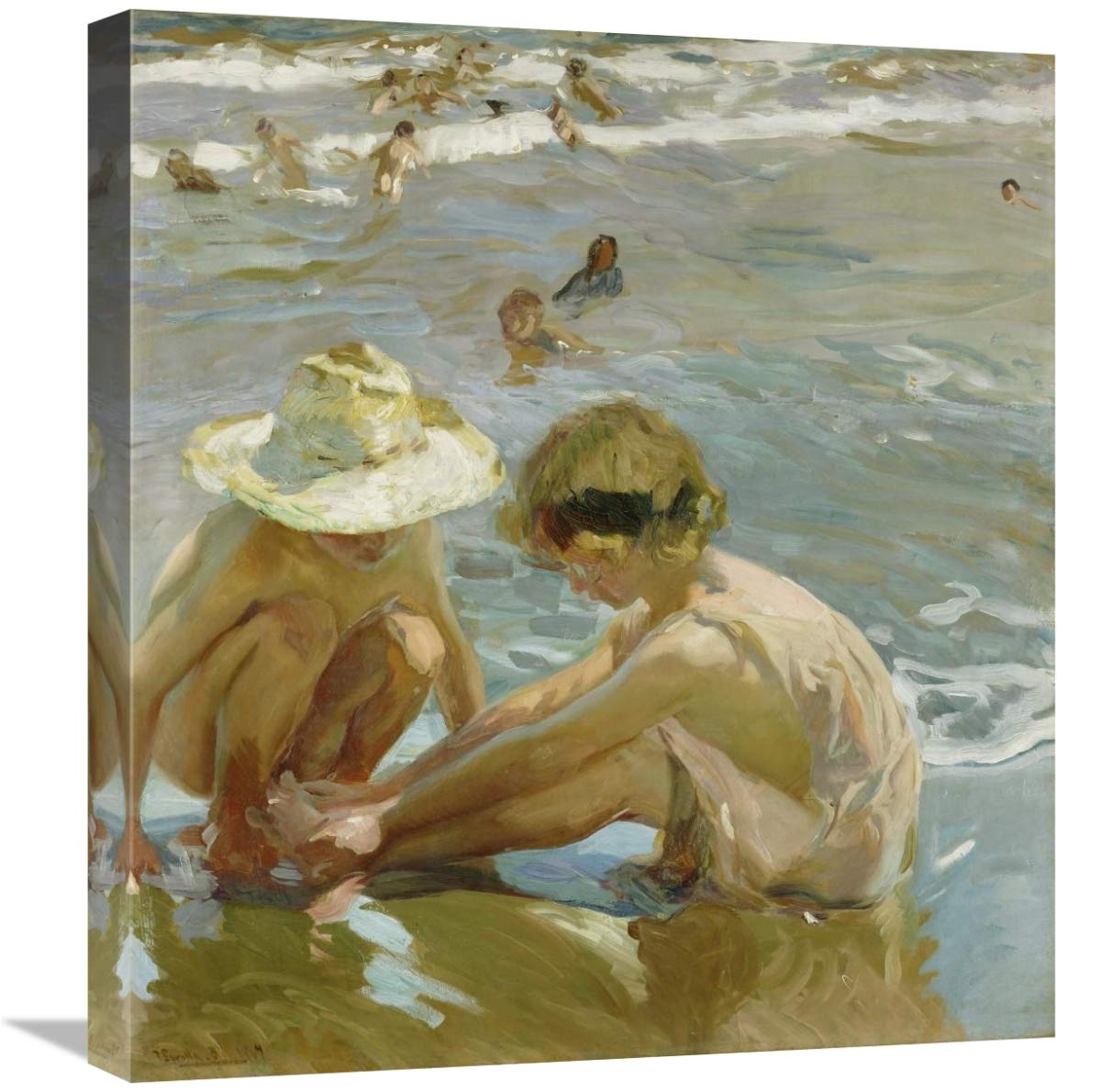 The Wounded Foot-Canvas Art-19.8x22”