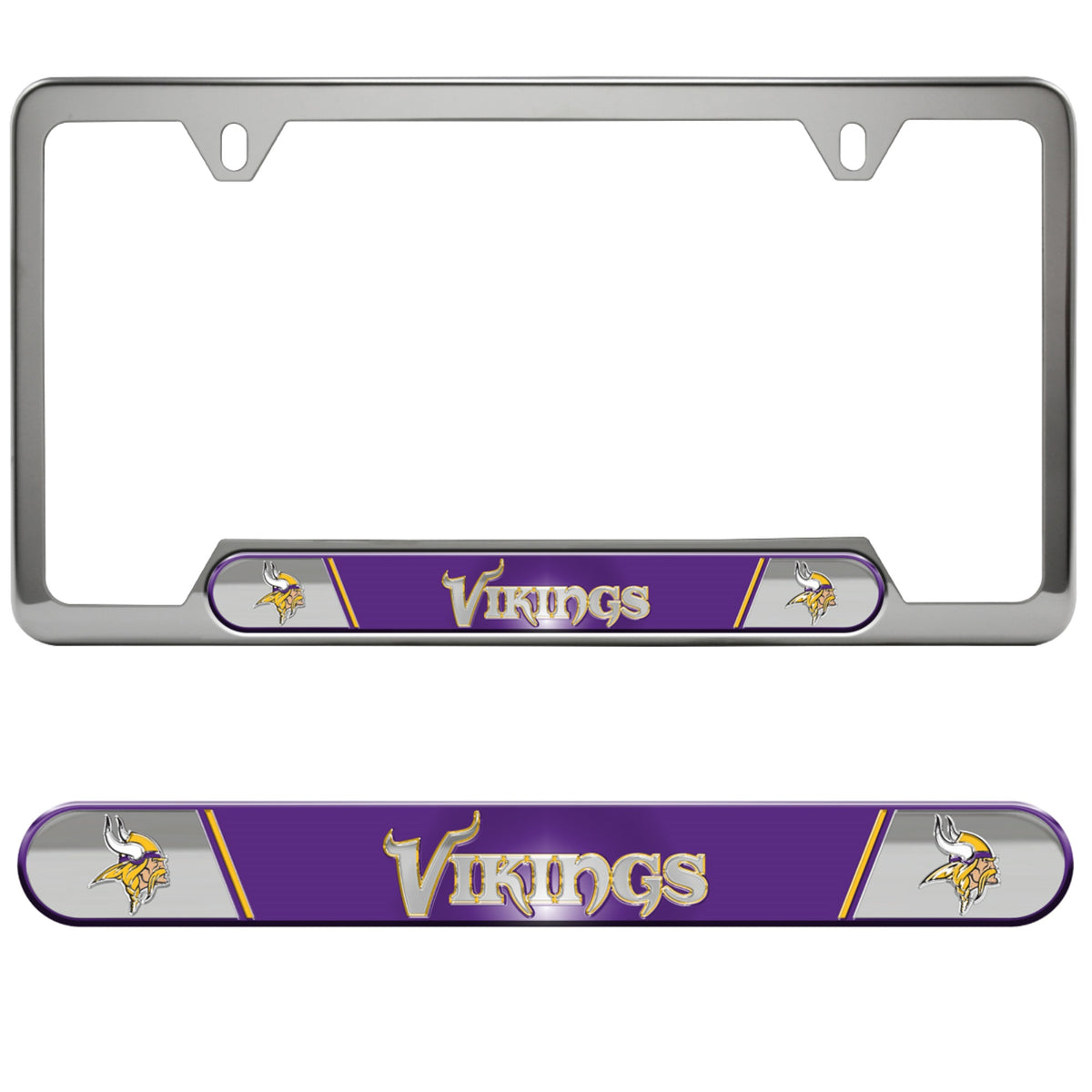 Fanmats, Nfl - Minnesota Vikings Embossed License Plate Frame
