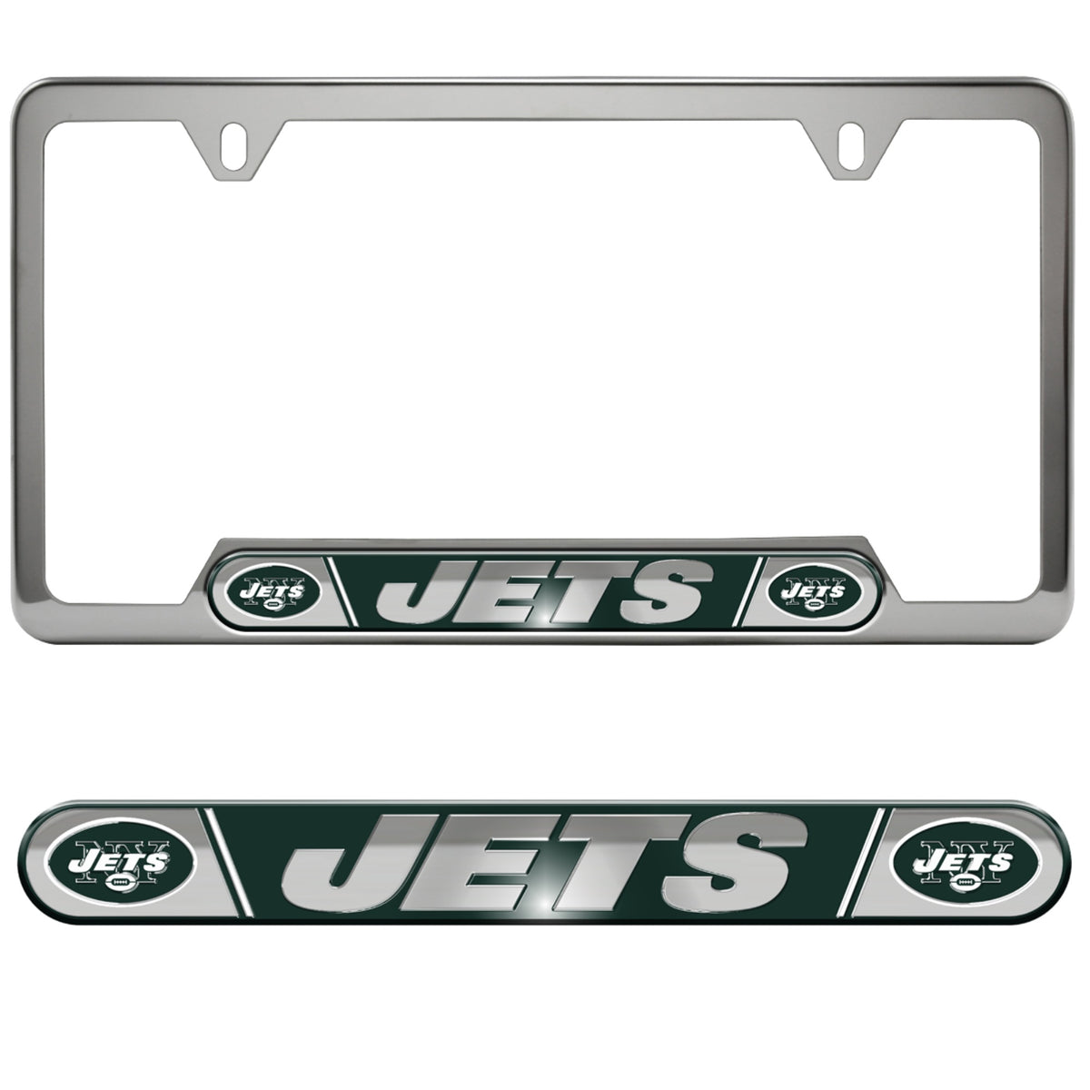 Fanmats, Nfl - New York Jets Embossed License Plate Frame
