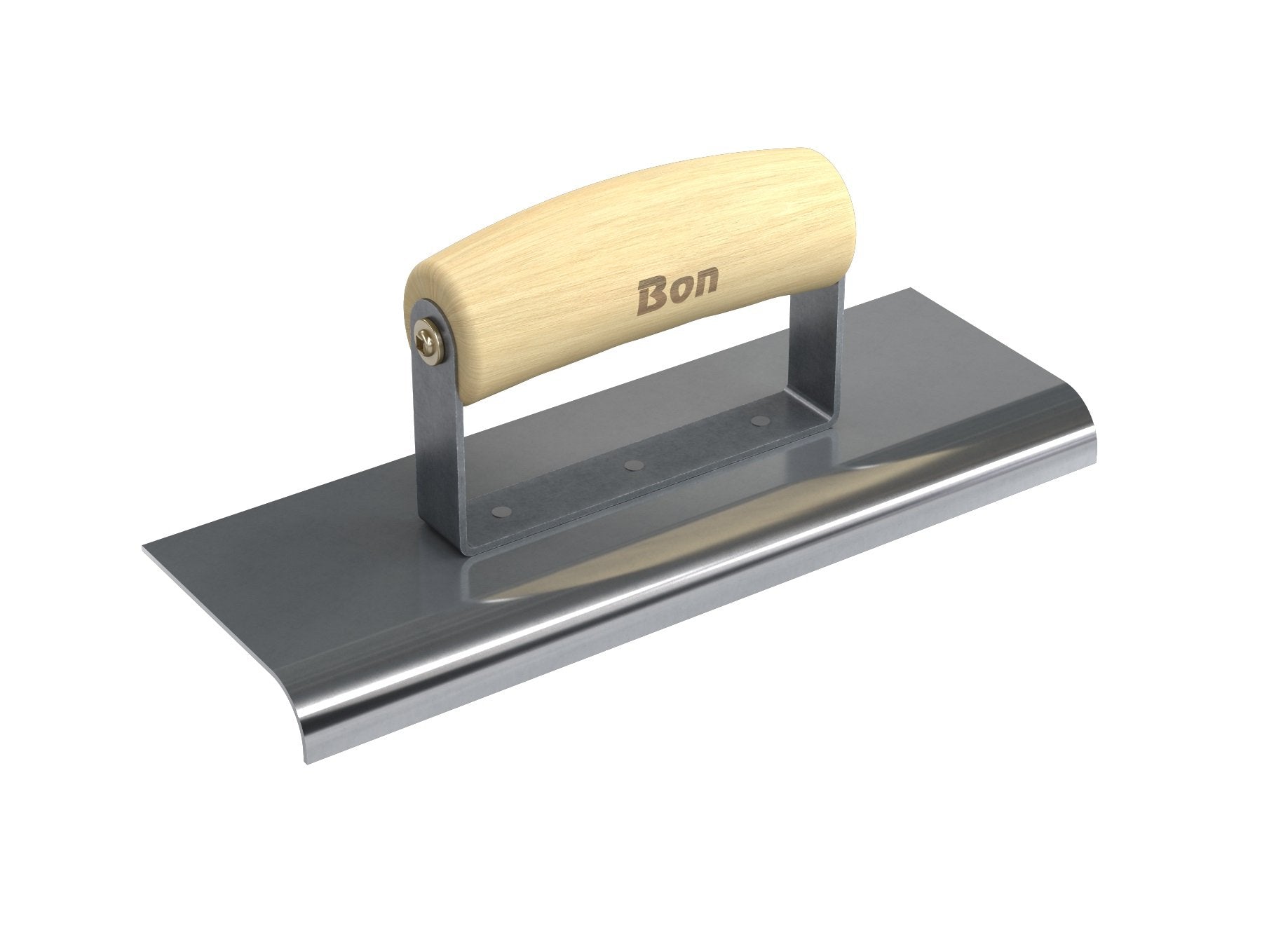 Bon 12-454 Edger - Stainless Steel 9-inch X 3-inch - 1/2-inch Radius X 5/8-inch Lip Wood Handle