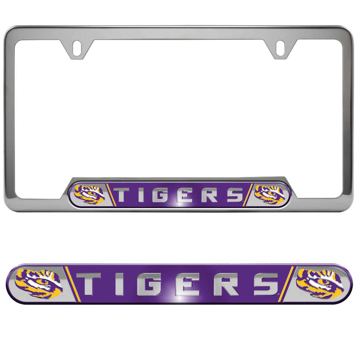 Fanmats, Louisiana State University Embossed License Plate Frame