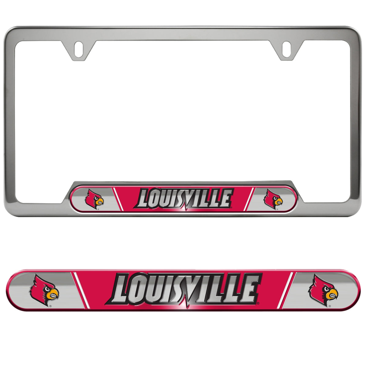 Fanmats, University Of Louisville Embossed License Plate Frame