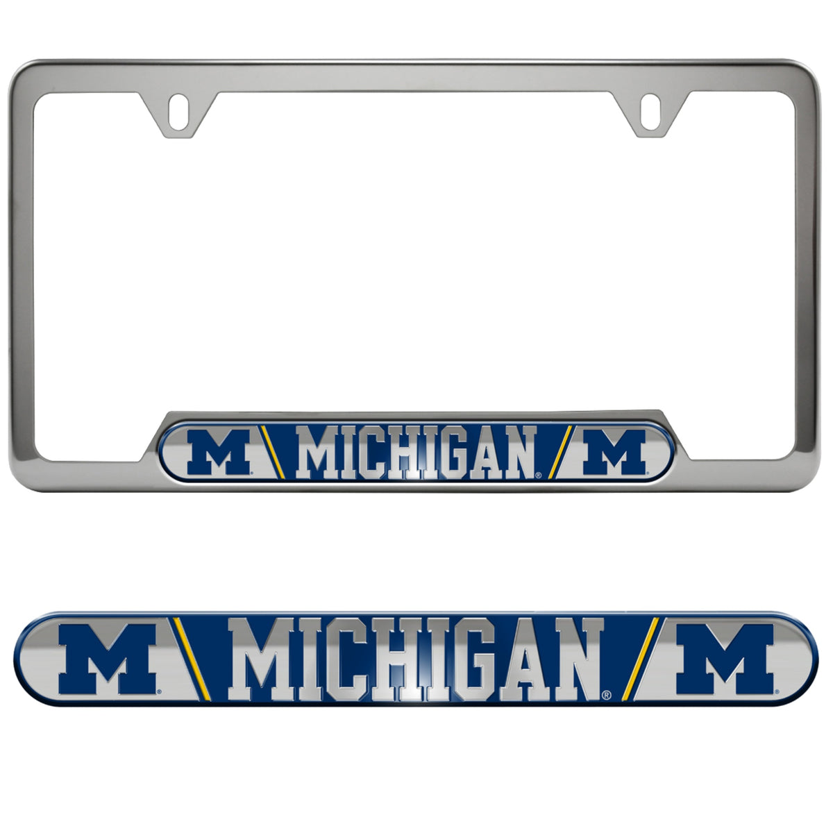 Fanmats, University Of Michigan Embossed License Plate Frame
