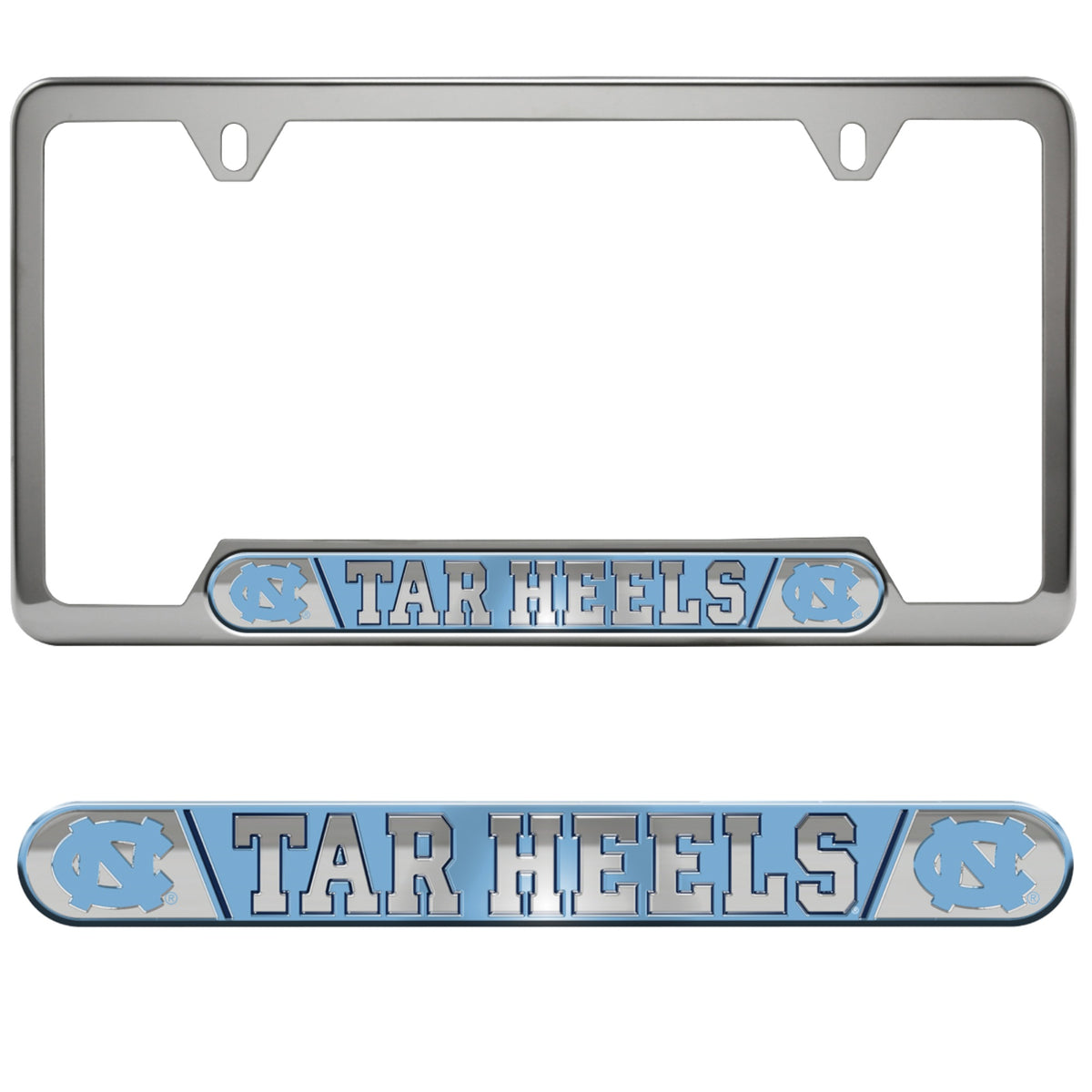 Fanmats, University Of North Carolina - Chapel Hill Embossed License Plate Frame