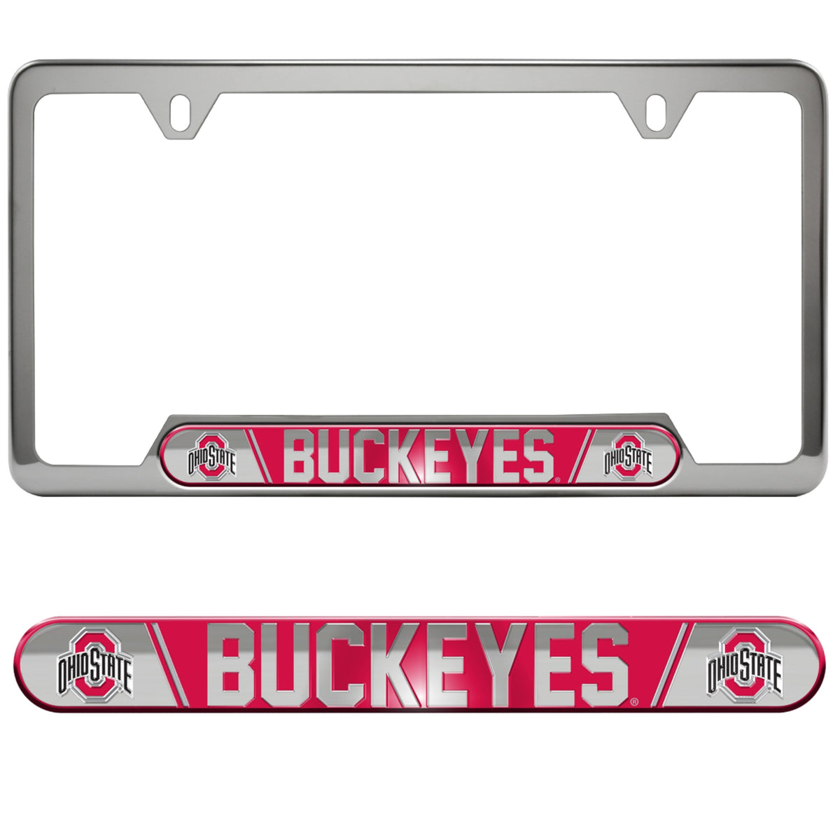 Fanmats, Ohio State University Embossed License Plate Frame