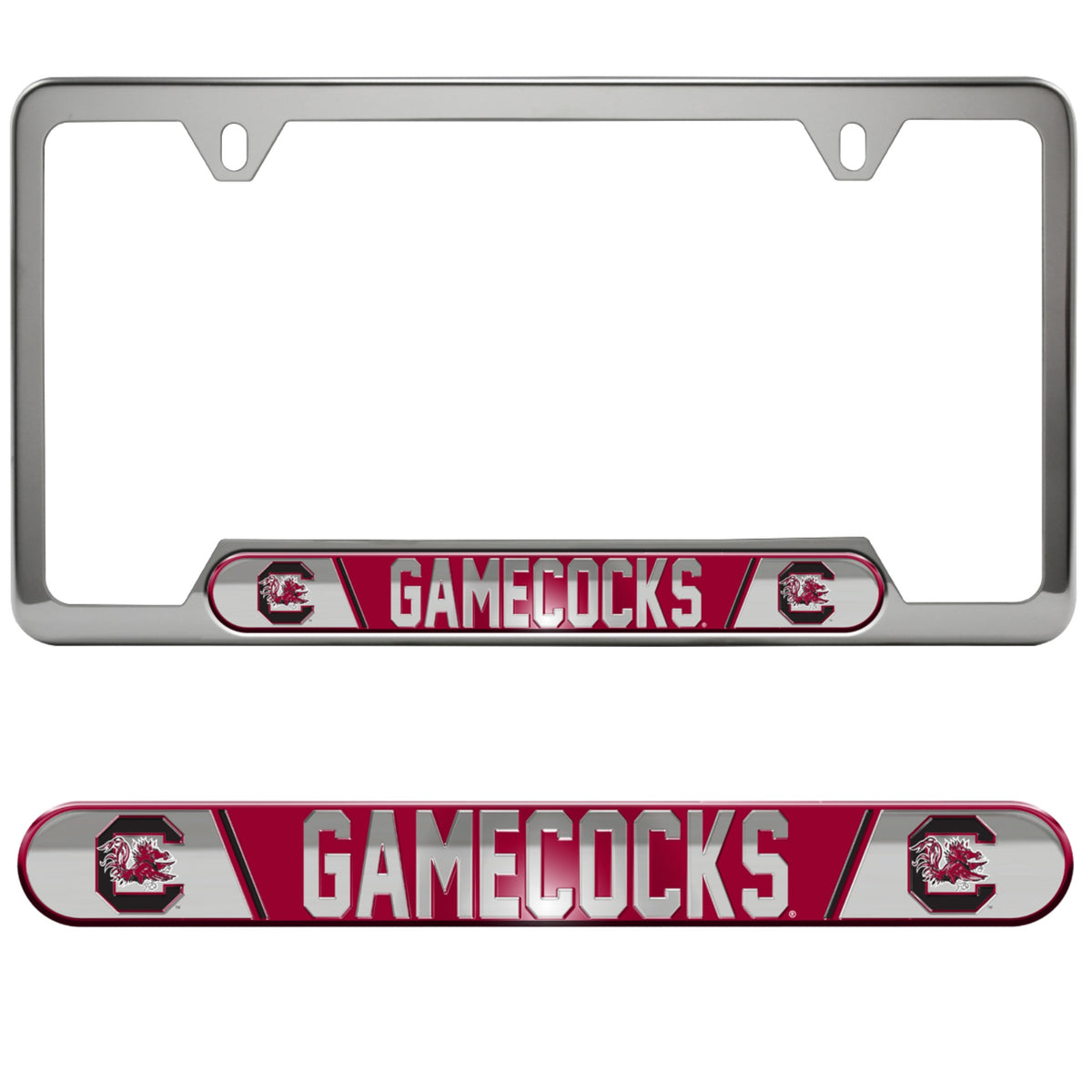Fanmats, University Of South Carolina Embossed License Plate Frame