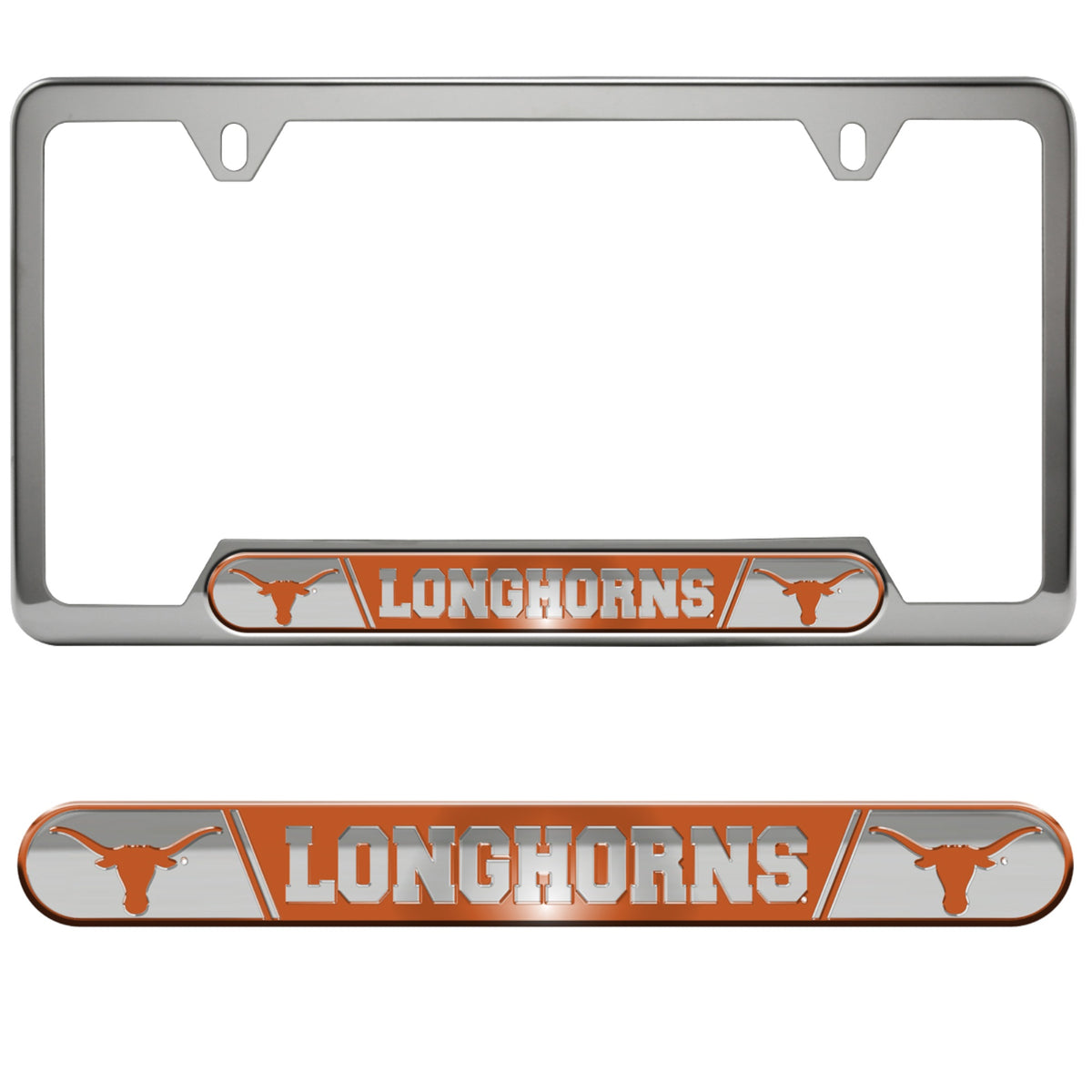 Fanmats, University Of Texas Embossed License Plate Frame
