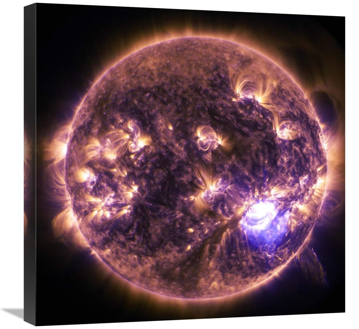 Solar Dynamics Observatory - December 19, 2014-Canvas Art-24x24”
