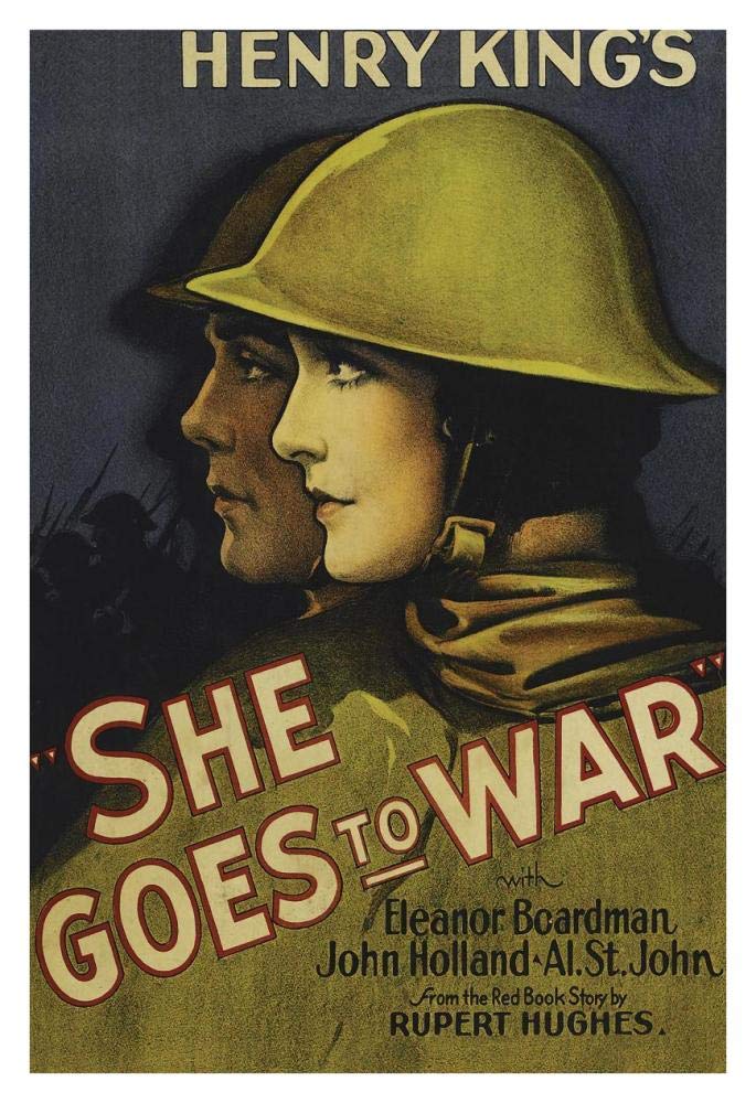 Vintage Film Posters: She Goes to War-Paper Art-26x38”