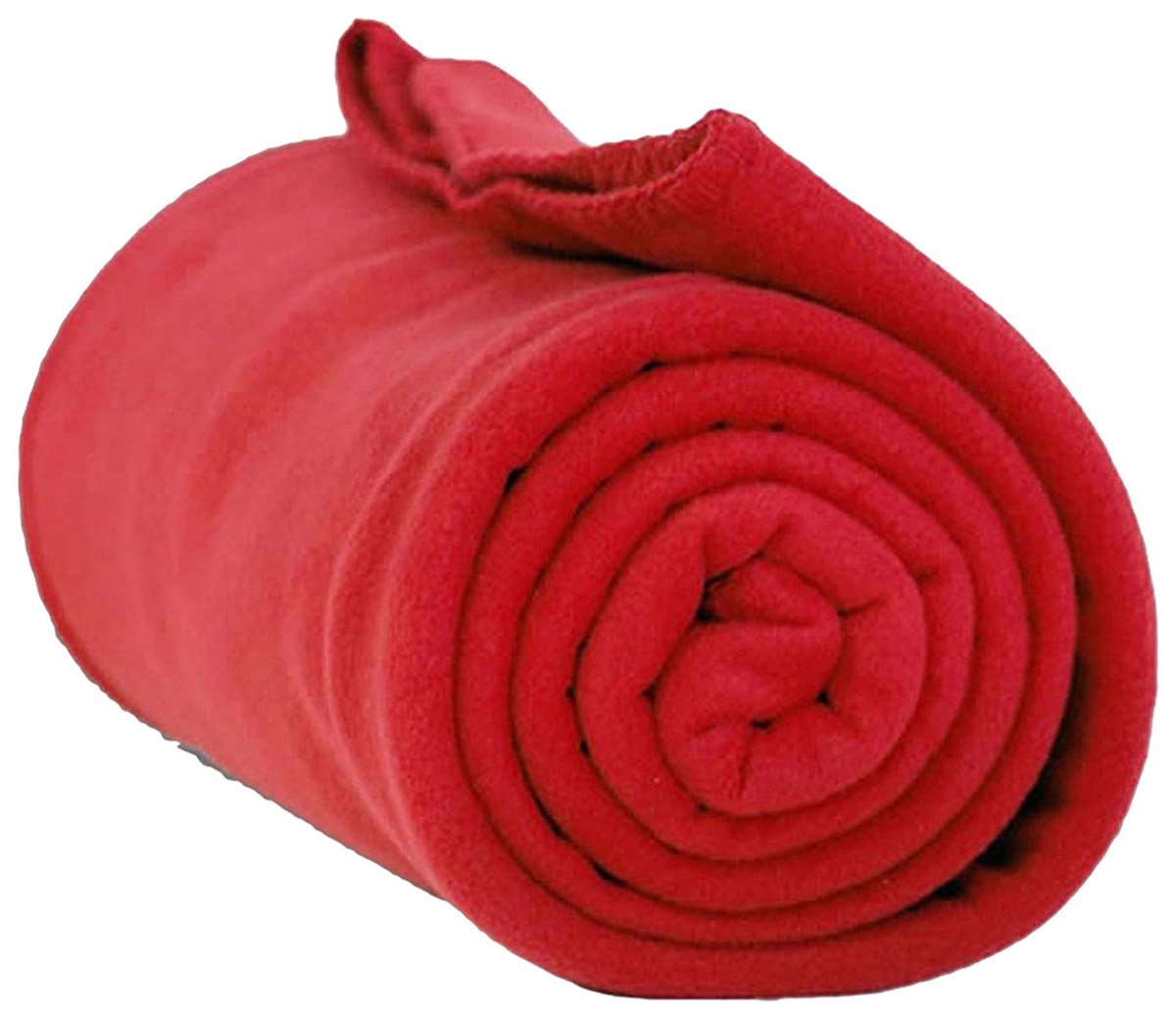 Alpine Fleece Fleece Throw Blanket - Red, One Size