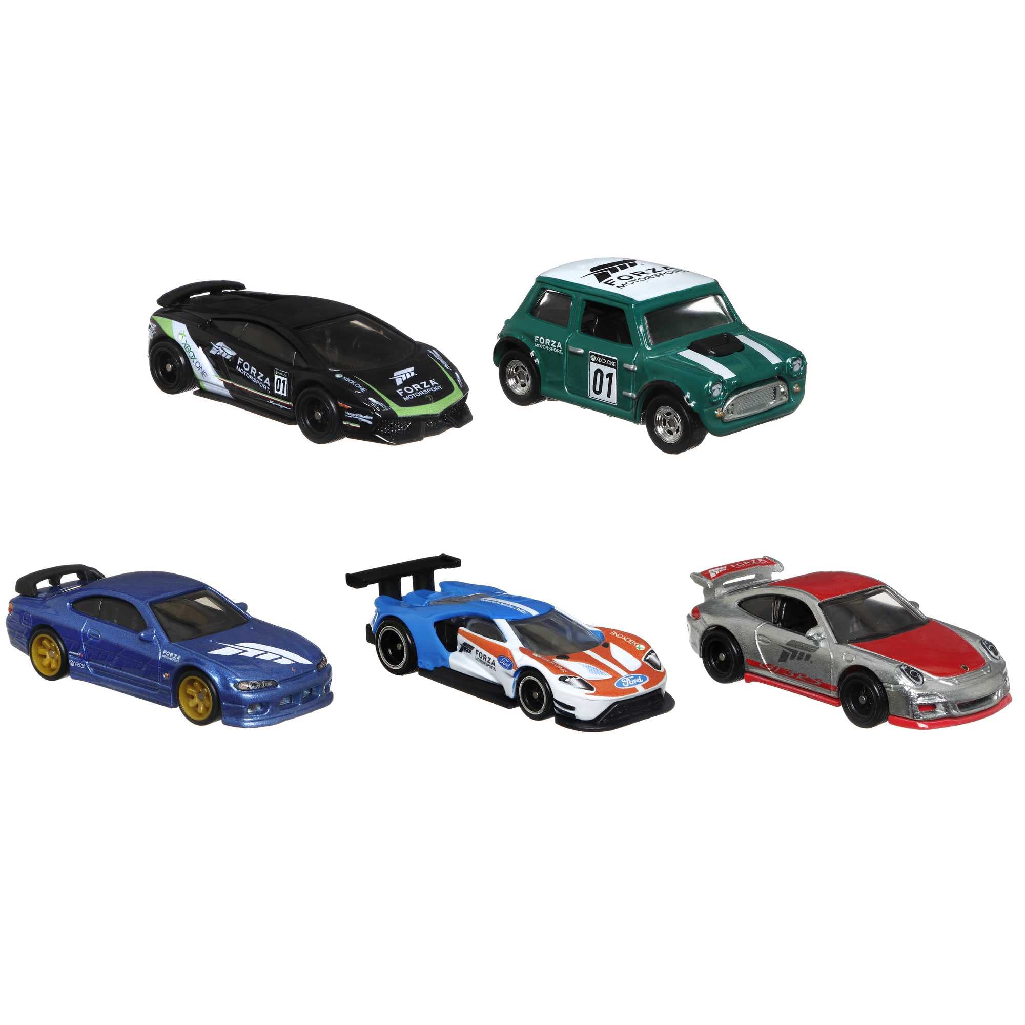 Forza Motorsport 5 piece Set Diecast Model Cars by Hot Wheels