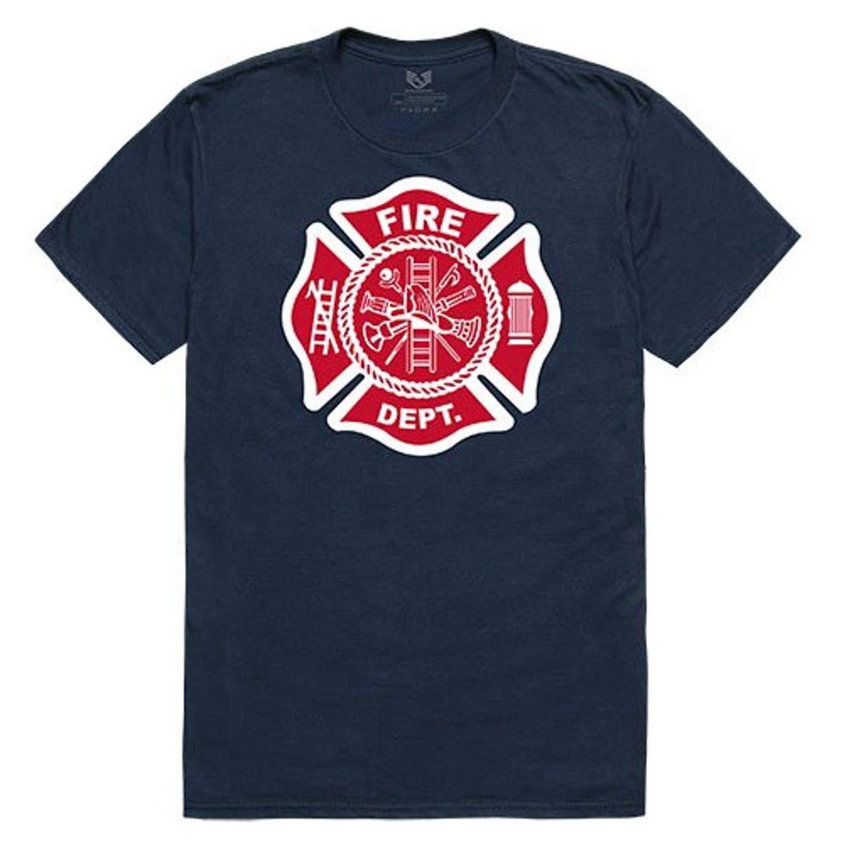 Relaxed Graphic Ts, Fire Dep, Navy, S