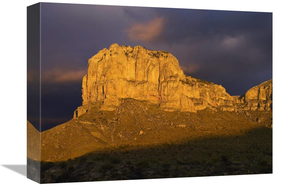 El Capitan, Guadalupe Mountains National Park, Texas-Canvas Art-16x12”
