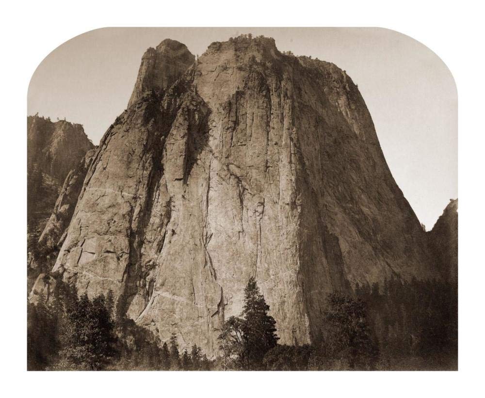 Cathedral Rock - Yosemite, California, 1861-Paper Art-18x15”