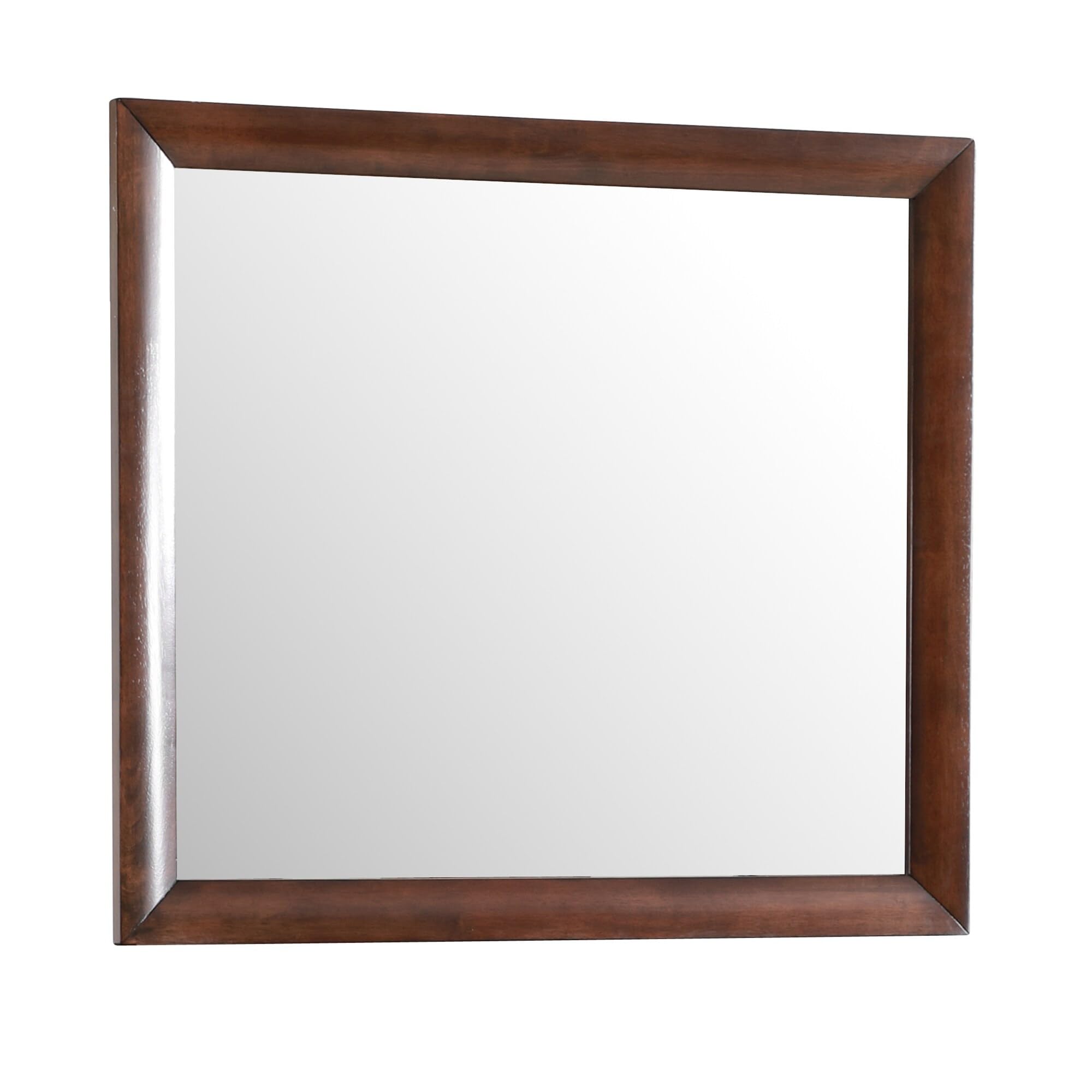 Marilla 35 in. x 39 in. Modern Rectangle Framed Dresser Mirror