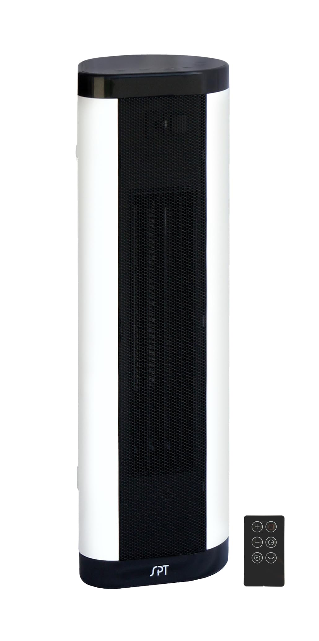PTC Fan Tower/Baseboard Style Heater with Remote (Vertical or Horizontal use)