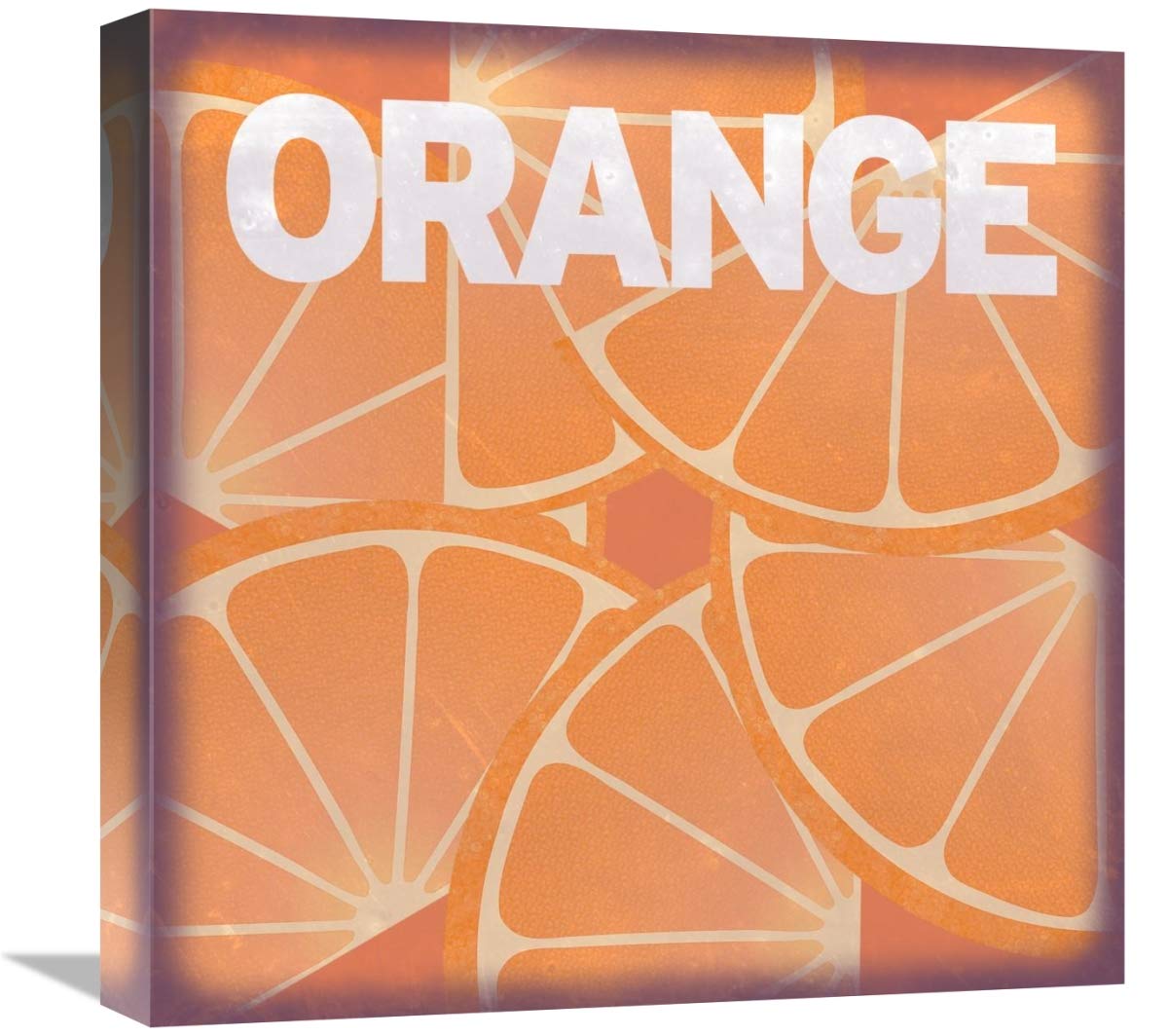 Citrus - Orange-Canvas Art-18x18”