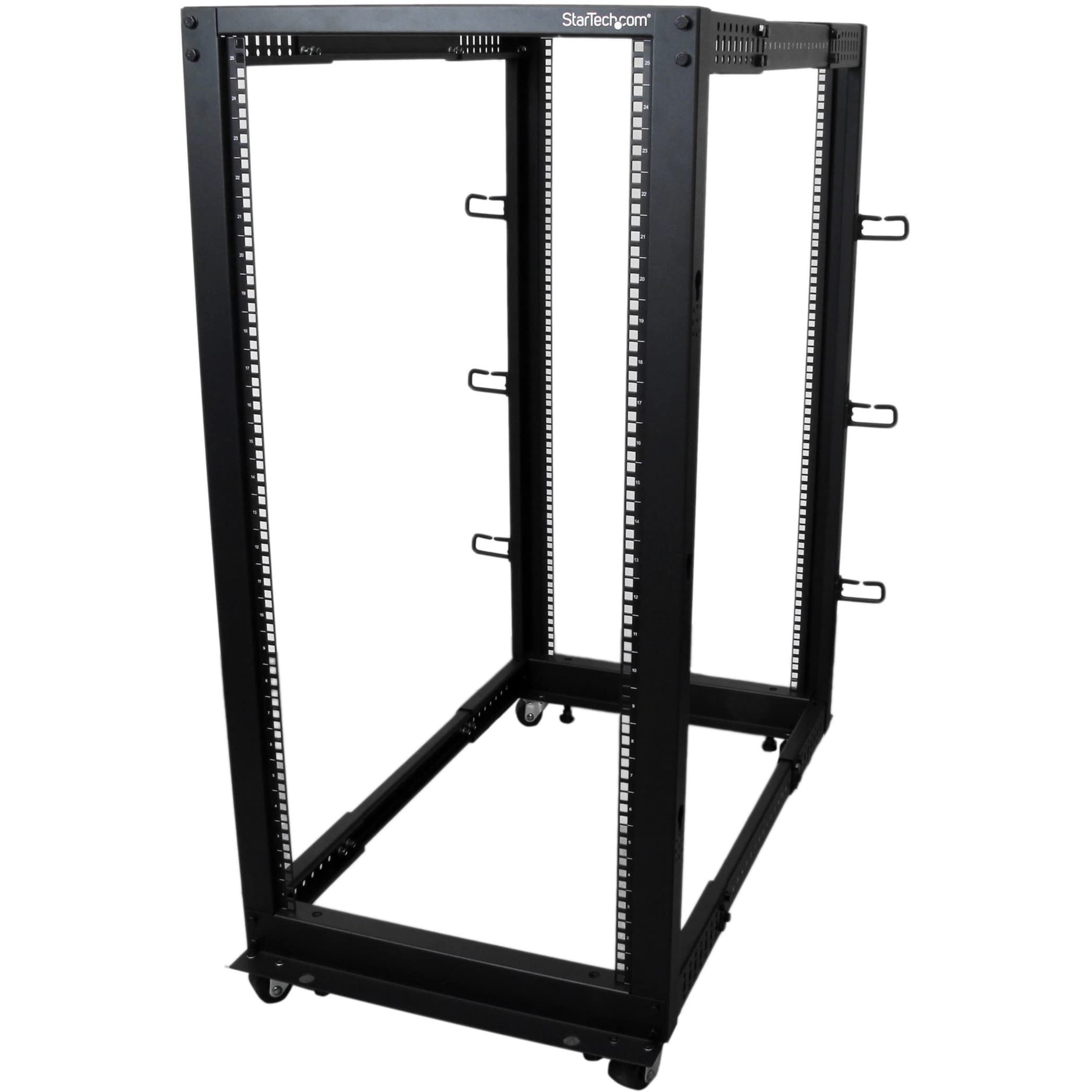25U SERVER RACK OPEN FRAME ADJUSTABLE DEPTH 4POST RACK