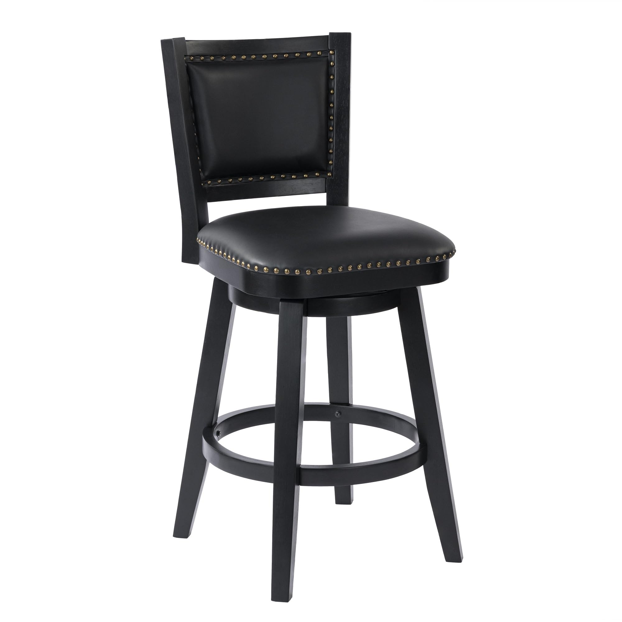 Broadmoor Bar Height Swivel Stool - Black