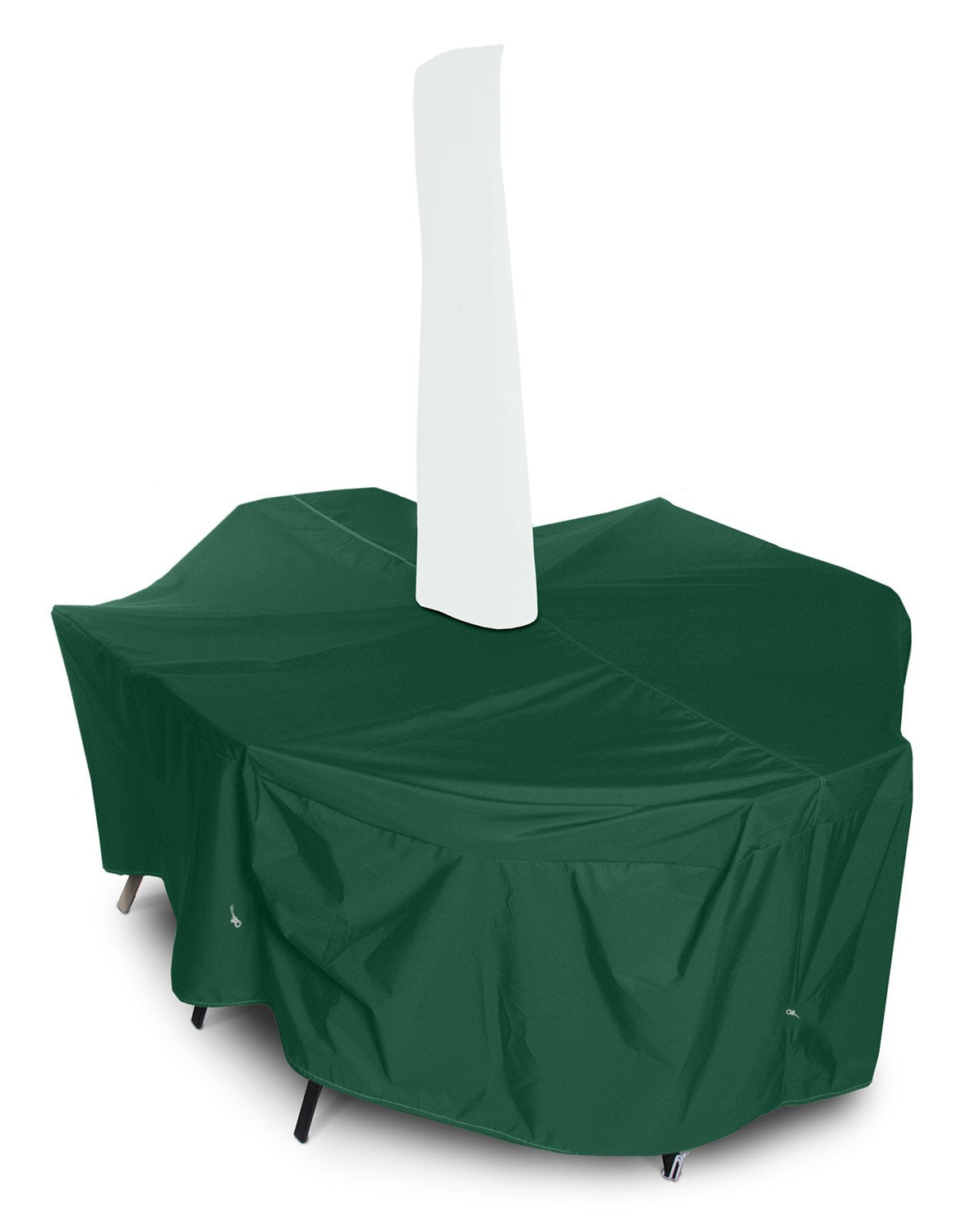 X-Large Dining Set Cover w/umbrella hole , Weathermax , Forest Green , 61451