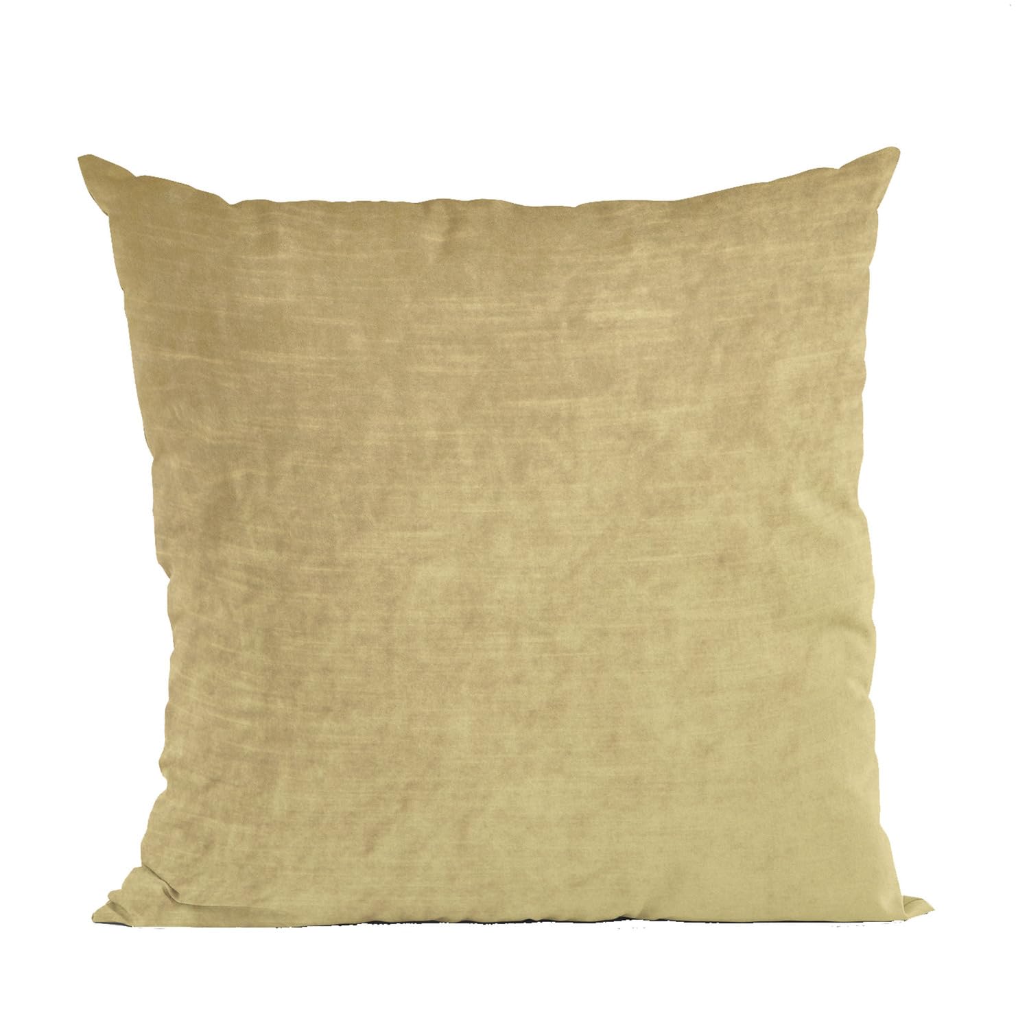 Plutus Oyster Lux Velvet Shiny Velvet Luxury Throw Pillow - Double sided  26 x 26”