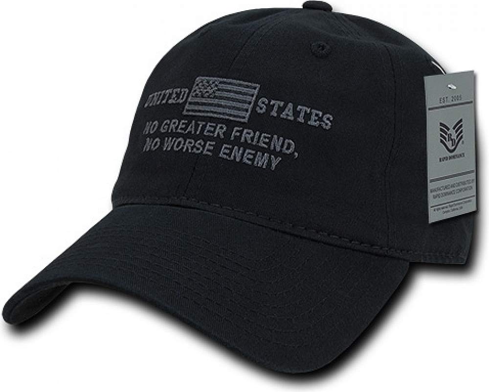 Relaxed Graphic Cap,No Greater frnd, Black