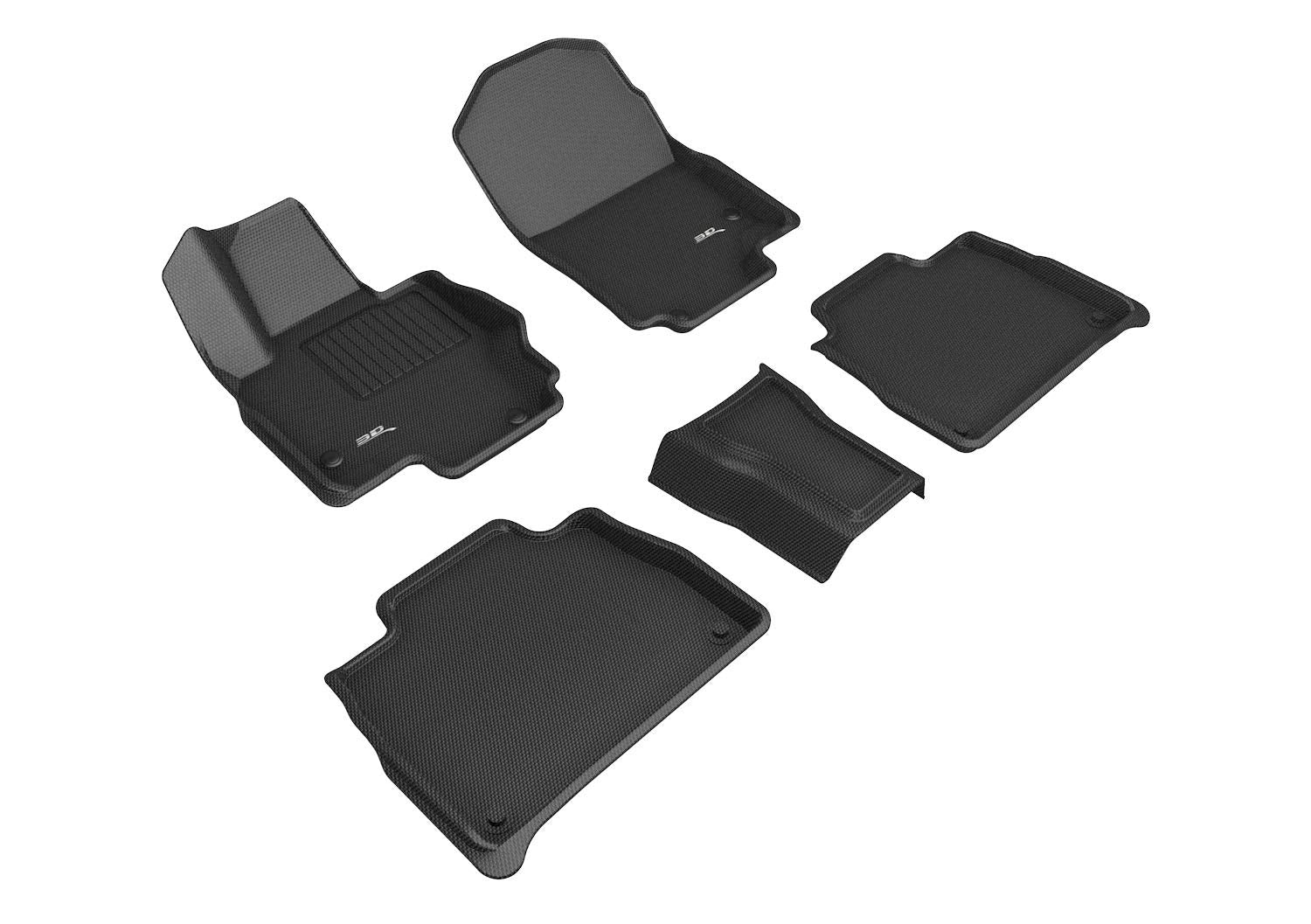 3D MAXpider MERCEDES-BENZ GLE-CLASS 5-SEAT 2020-2022 KAGU BLACK R1 R2
