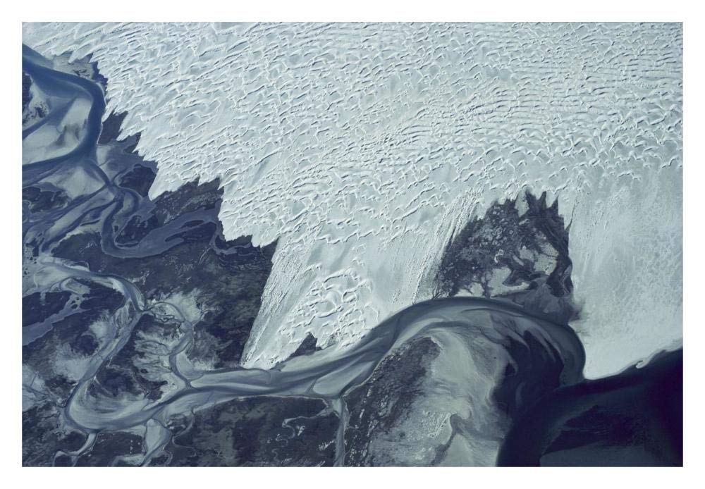 Guerrero Negro dunes, aerial view, Baja California, Mexico-Paper Art-32x22”