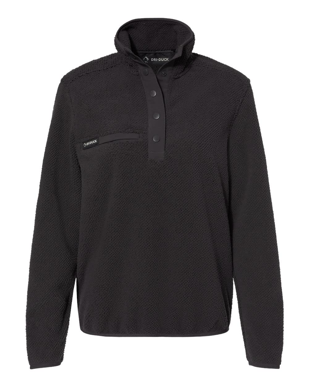 DRI DUCK Womens Cypress Sherpa Mountain Fleece - Charcoal, M