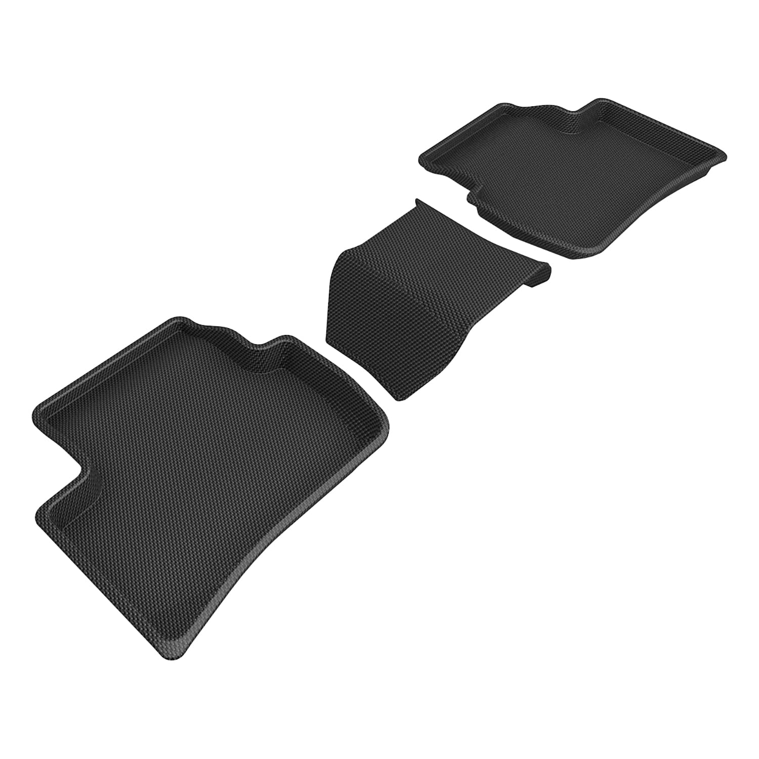 3D MAXpider Compatible with TOYOTA COROLLA CROSS 2022-2026 AWD GASOLINE KAGU BLACK R2