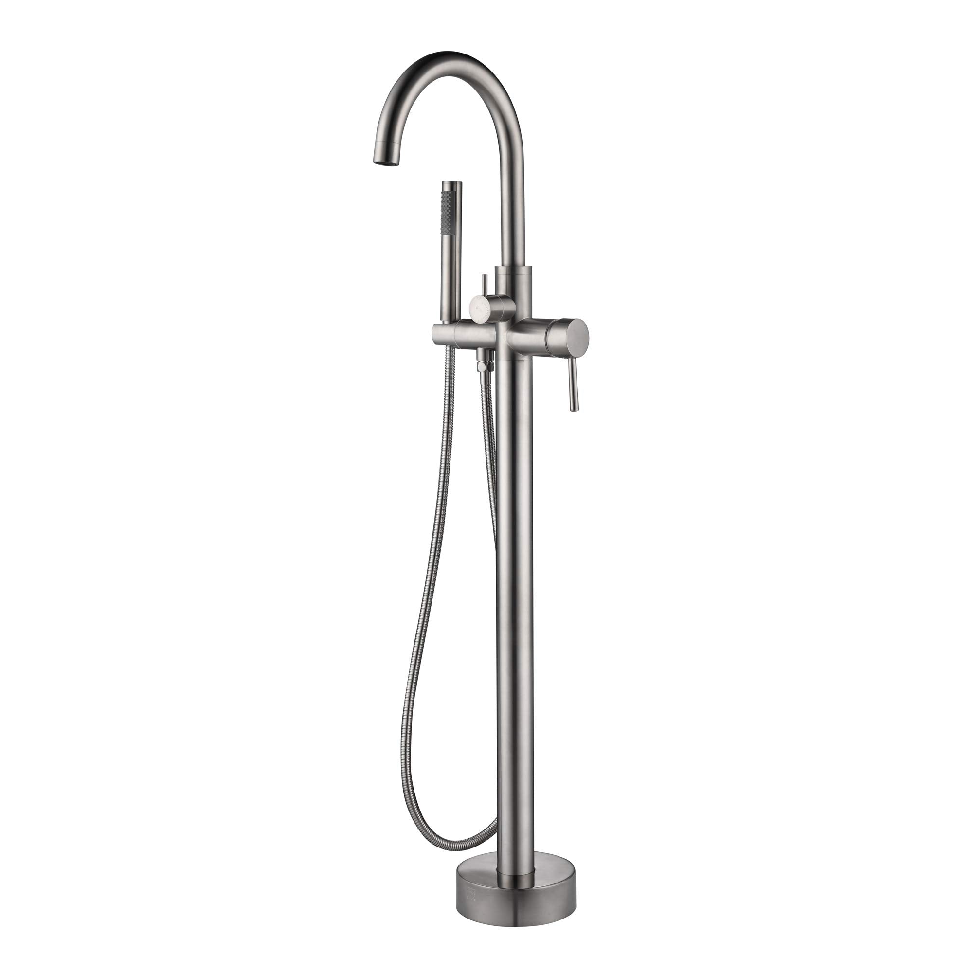 Pulse Showerspas 3021-Fstf-Bn Brushed Nickel Freestanding Tub Filler With Diverter