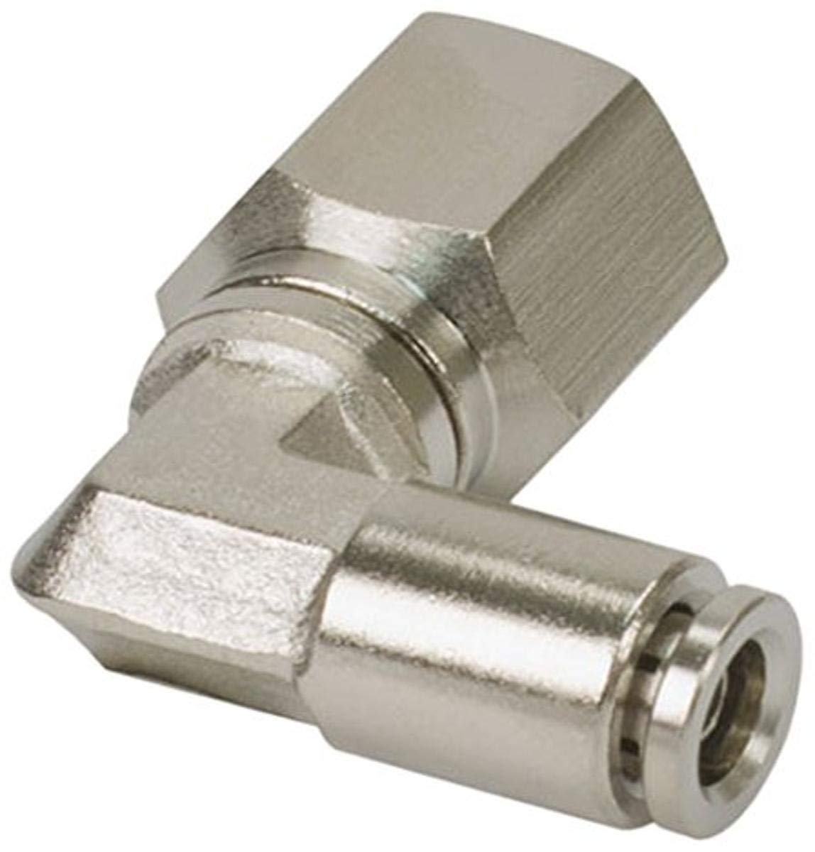 1/4 NPT(F) to 3/8″ Airline 90 Degree Swivel Elbow Fitting (2 pcs) DOT Approved