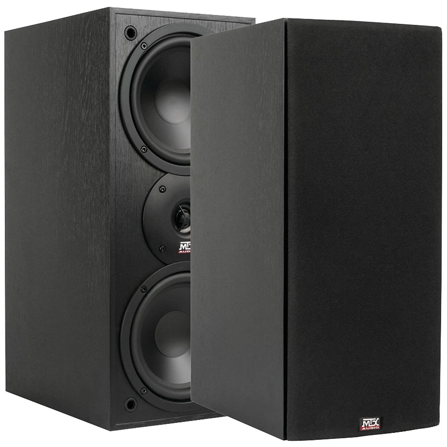 MTX Dual 6.5″ 2-Way Bookshelf Speaker 100W RMS