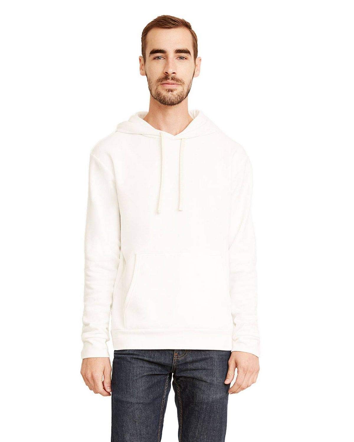 Next Level Unisex Pullover Hoodie - White, XS
