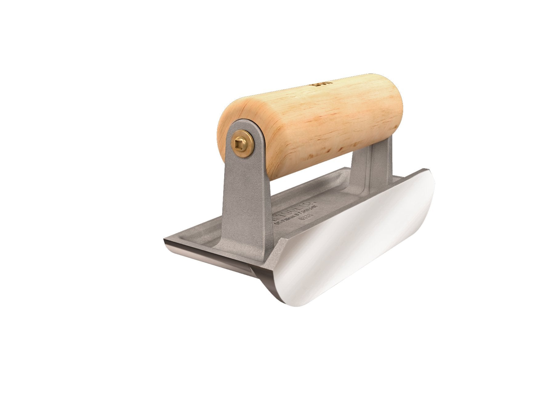 Bon 89-333 Edger - BulletStainless Steel 6-inch X 2 1/4-inch Lip 1/2-inch X 3/16-inch Wood Handle