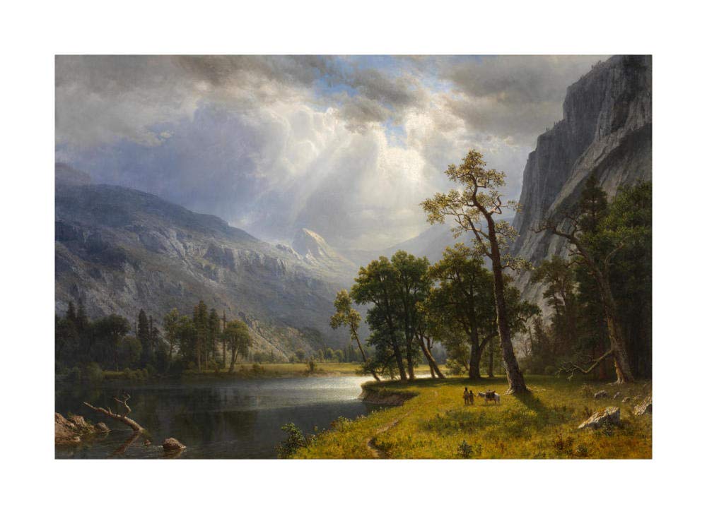 Yosemite Valley, 1866-Paper Art-24x17”