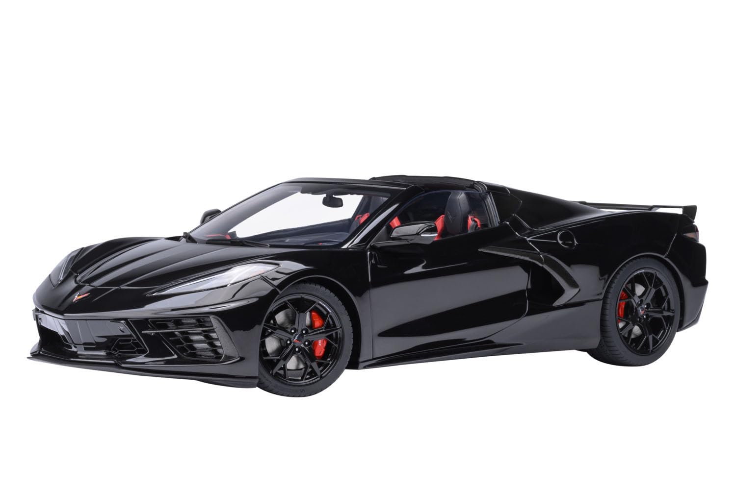 2020 Chevrolet Corvette C8 Stingray Black 1/18 Model Car by Autoart