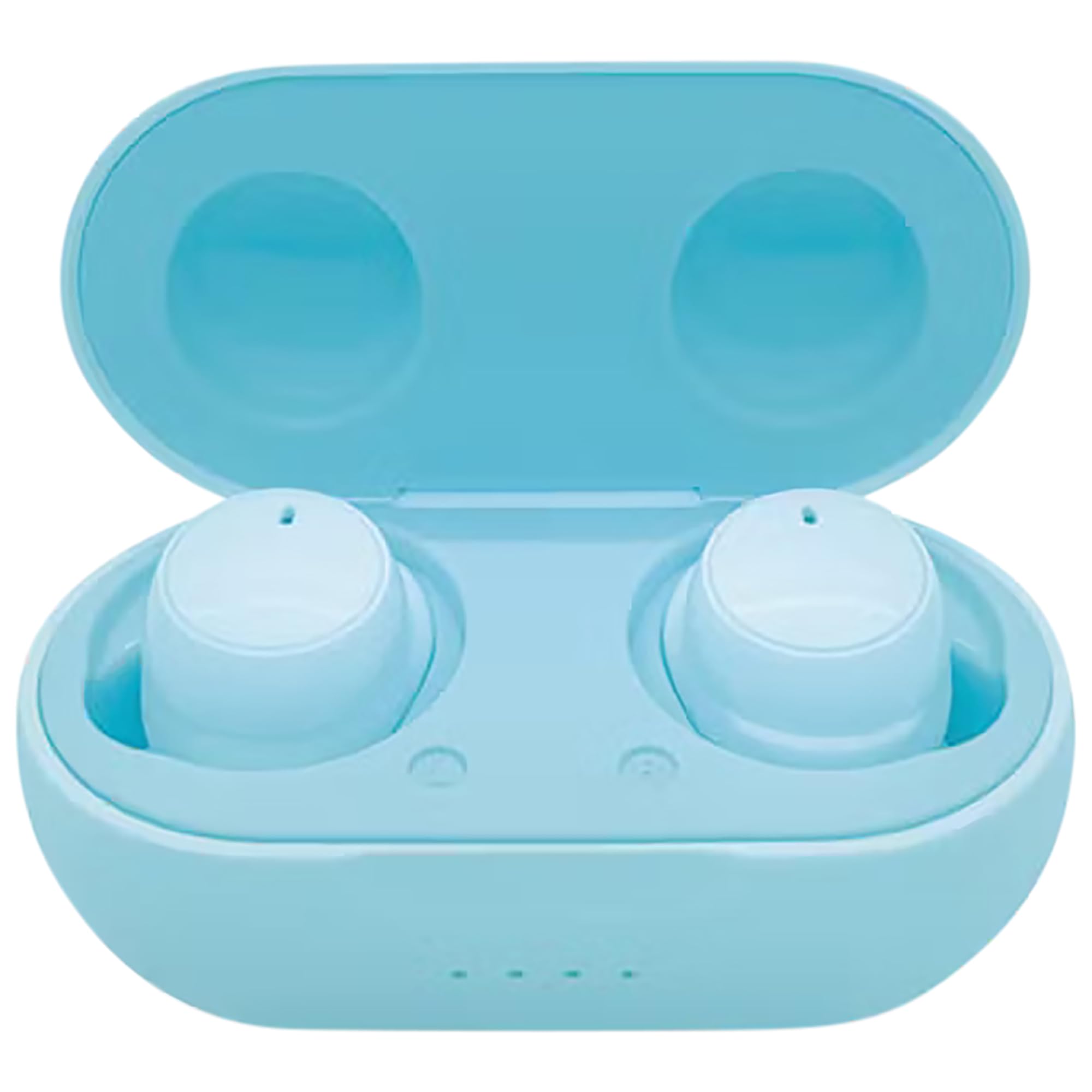 TWS Rubberized Sport Sweat Resistant Earbuds - Blue