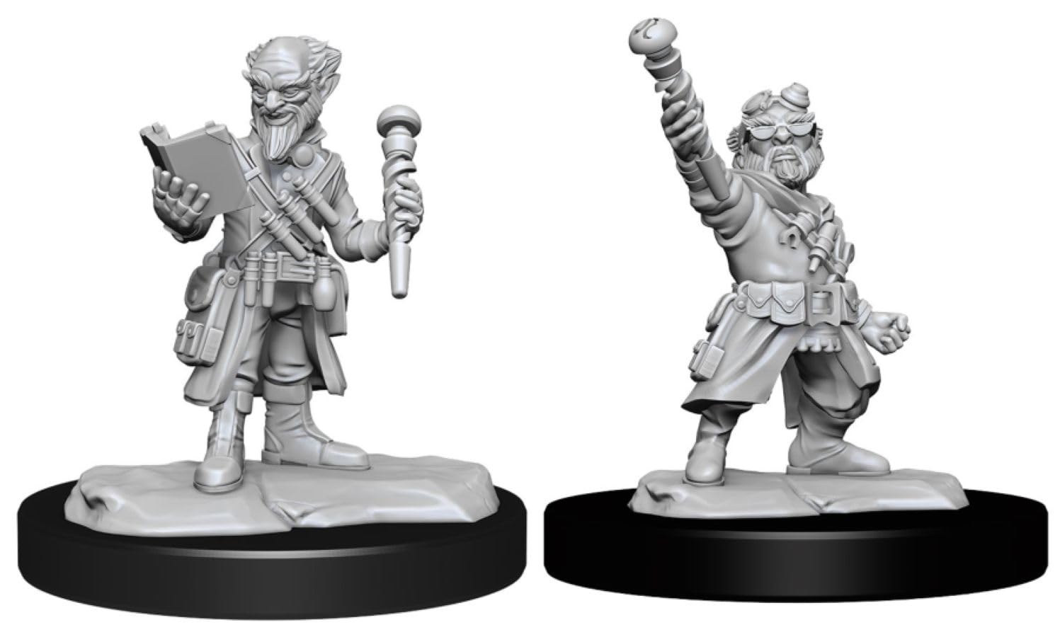 D&D: Nolzurs Marvelous Minis: Gnome Artificer Male Wave 14 (Unpainted)