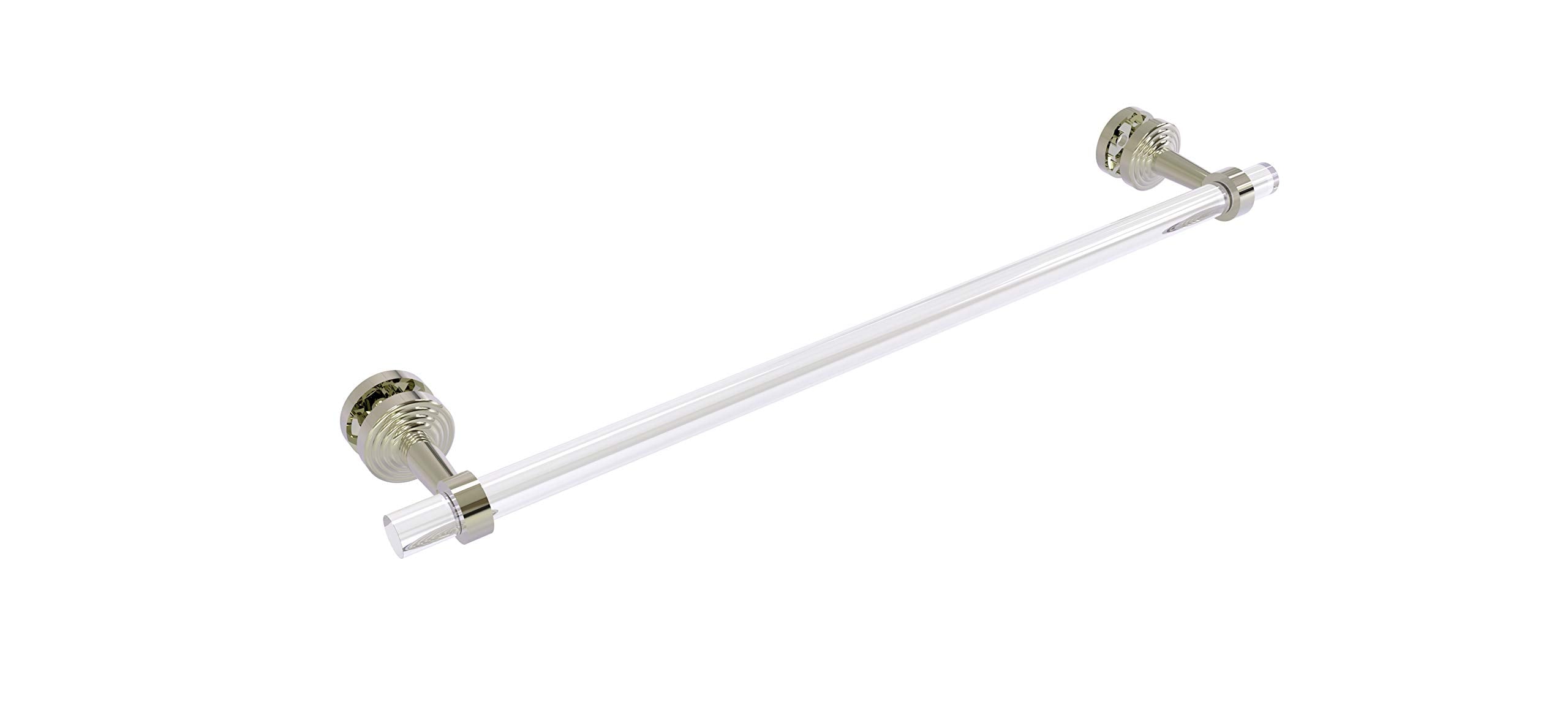 Pacific Beach Collection 24 Inch Shower Door Towel Bar - Polished Nickel