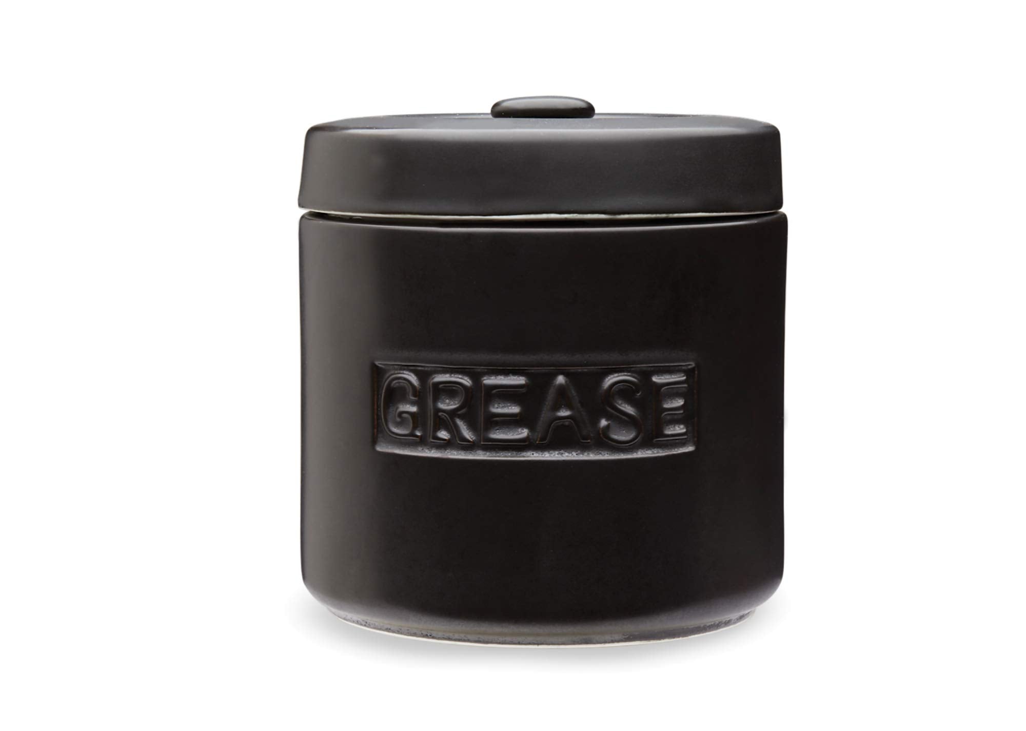 Fox Run Grease Container, 5 X 5 X 55 Inches, Black