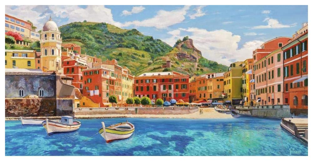 Vernazza nel sole-Paper Art-62x32”