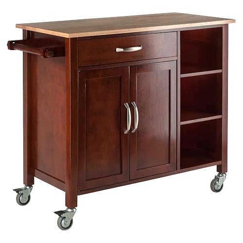 Yardlio Sophisticated Mabel Kitchen Cart: Style, Functionality, Abundant Storage